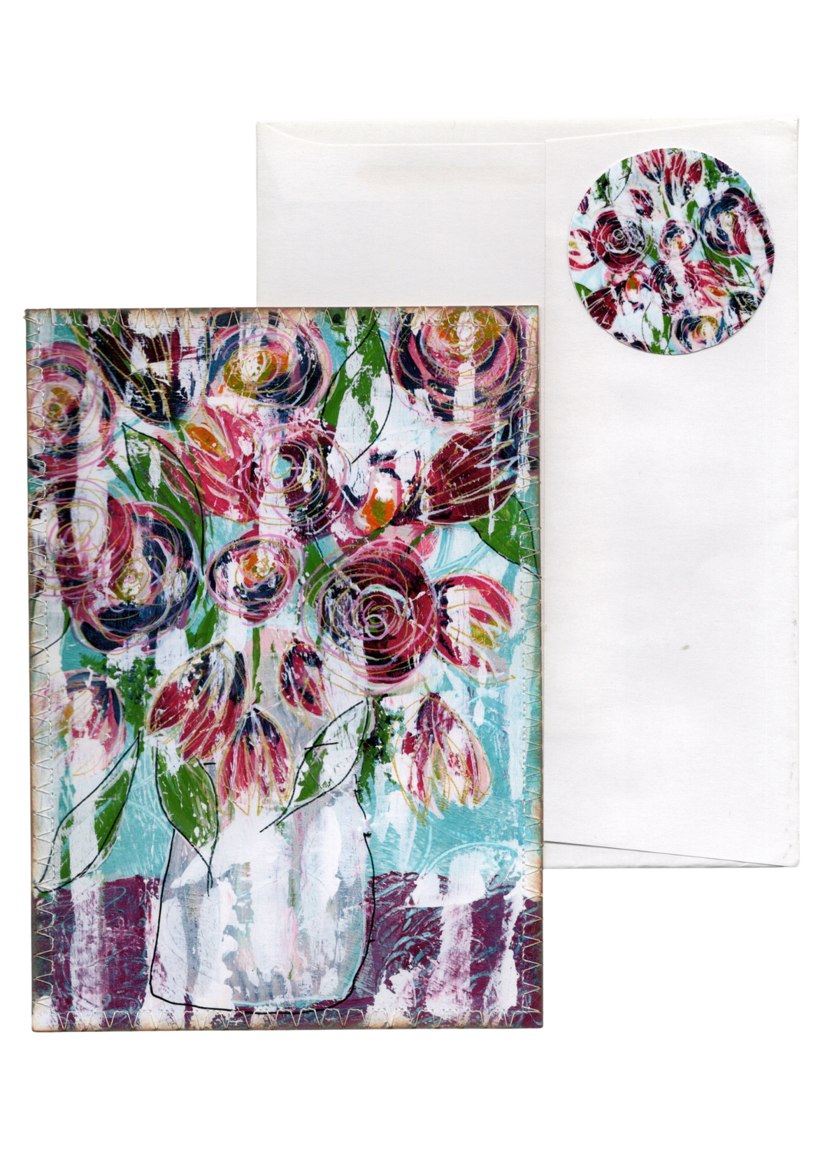 Floral Vase Stationery Set