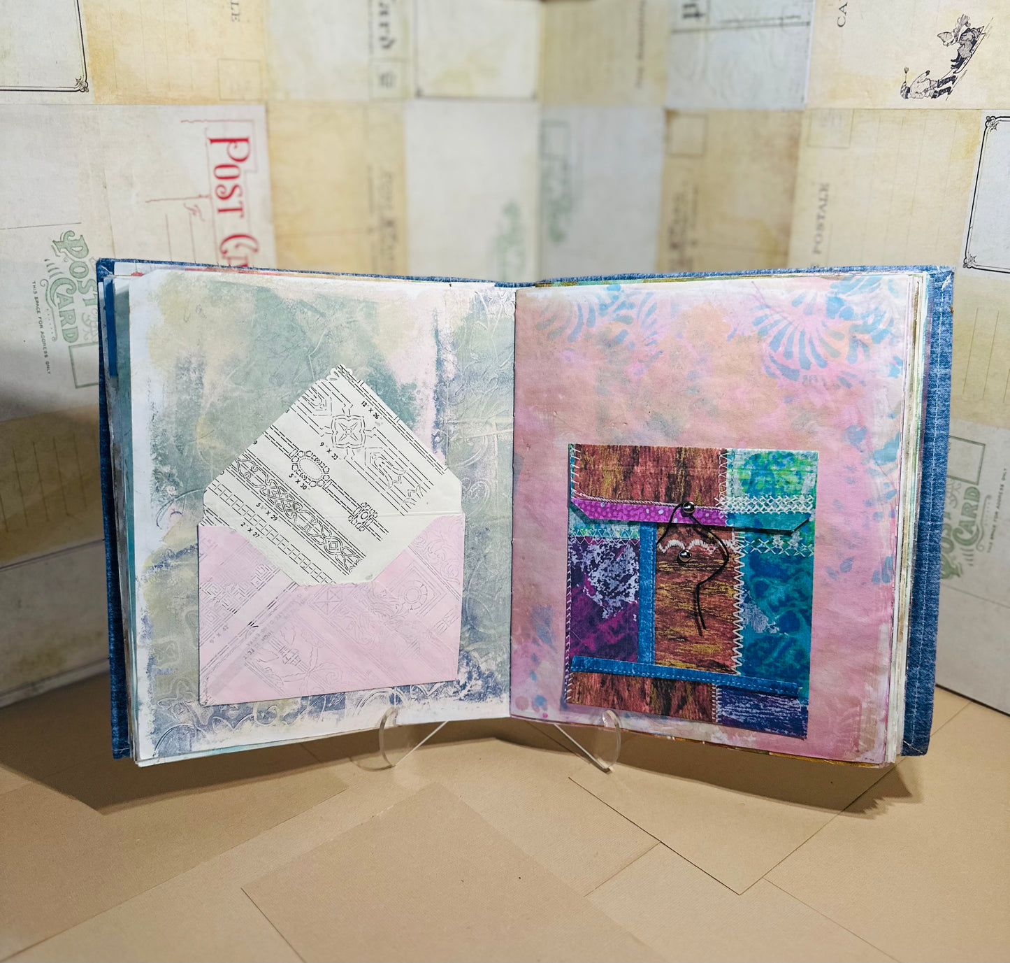 Gelli-Print Paper Junk Journal