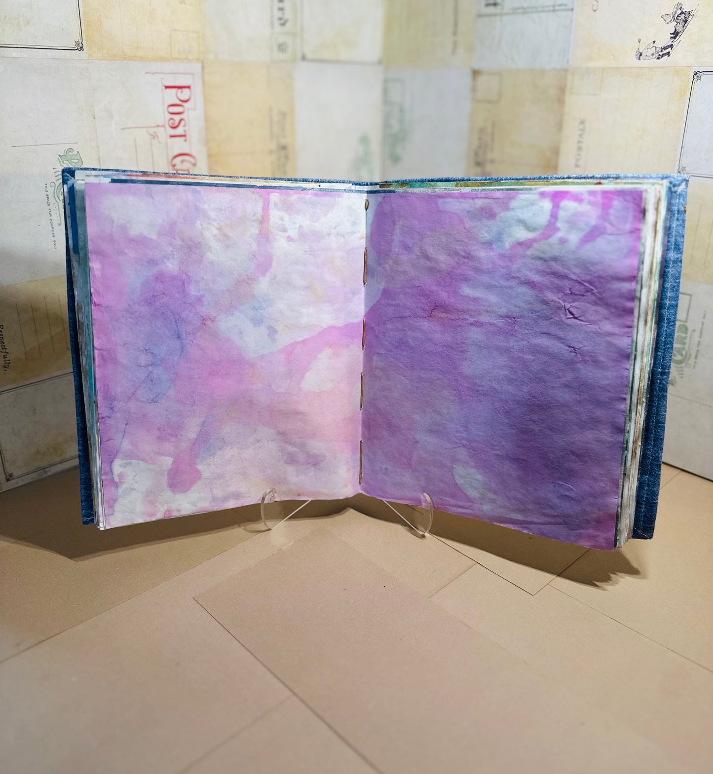 Gelli-Print Paper Junk Journal