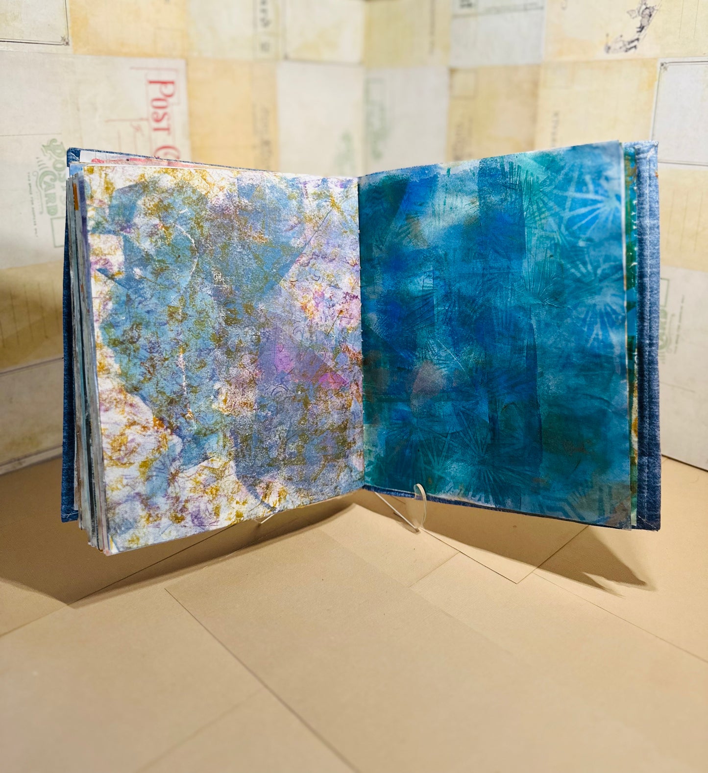 Gelli-Print Paper Junk Journal