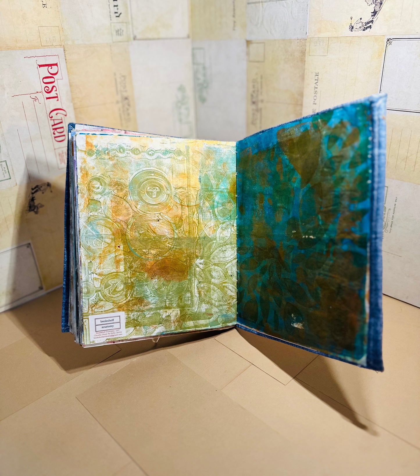 Gelli-Print Paper Junk Journal