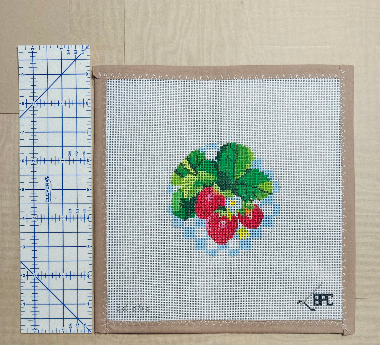 Strawberry Fruit 4" Round - Blueberry Point