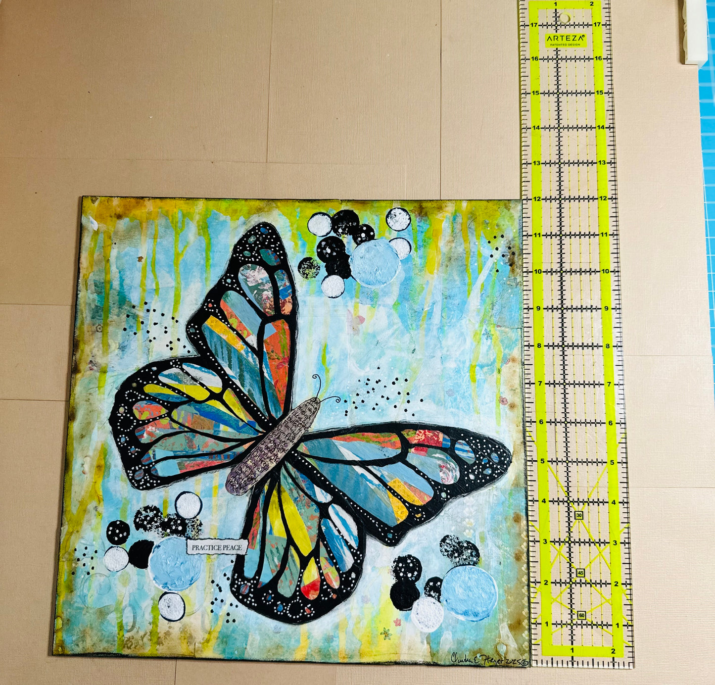 Claudia Heyer Mixed Media Art: Peace as a Practice Collection