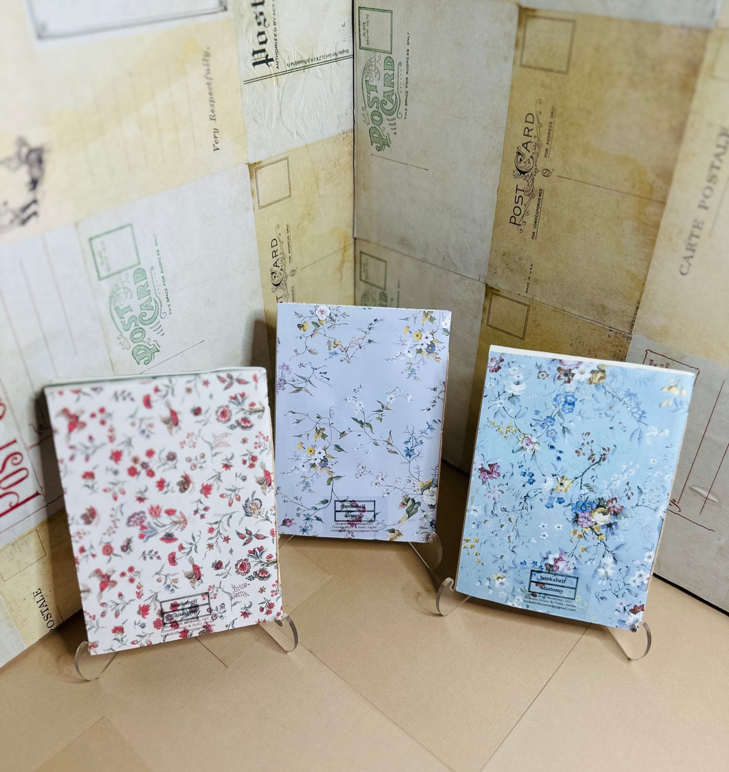 Dried Flower Specimen Booklet/Mini Journal Trio Set