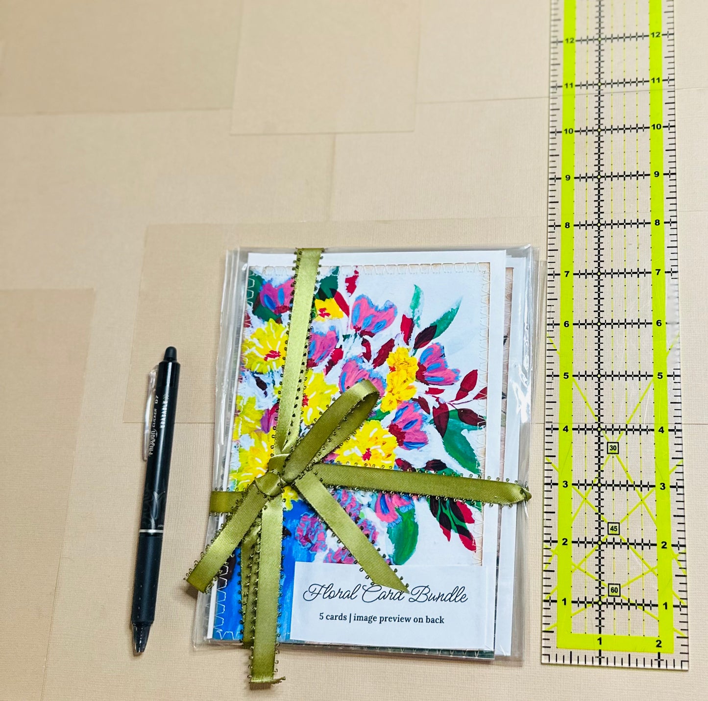 Blank Greeting Card Bundle, Floral Collection