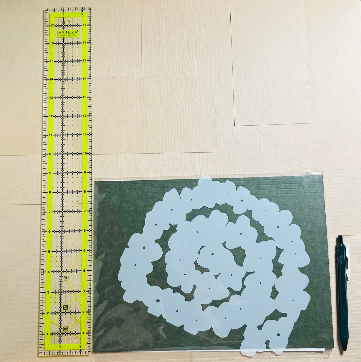 Dura-Lar Hydrangea Stenciling Mask