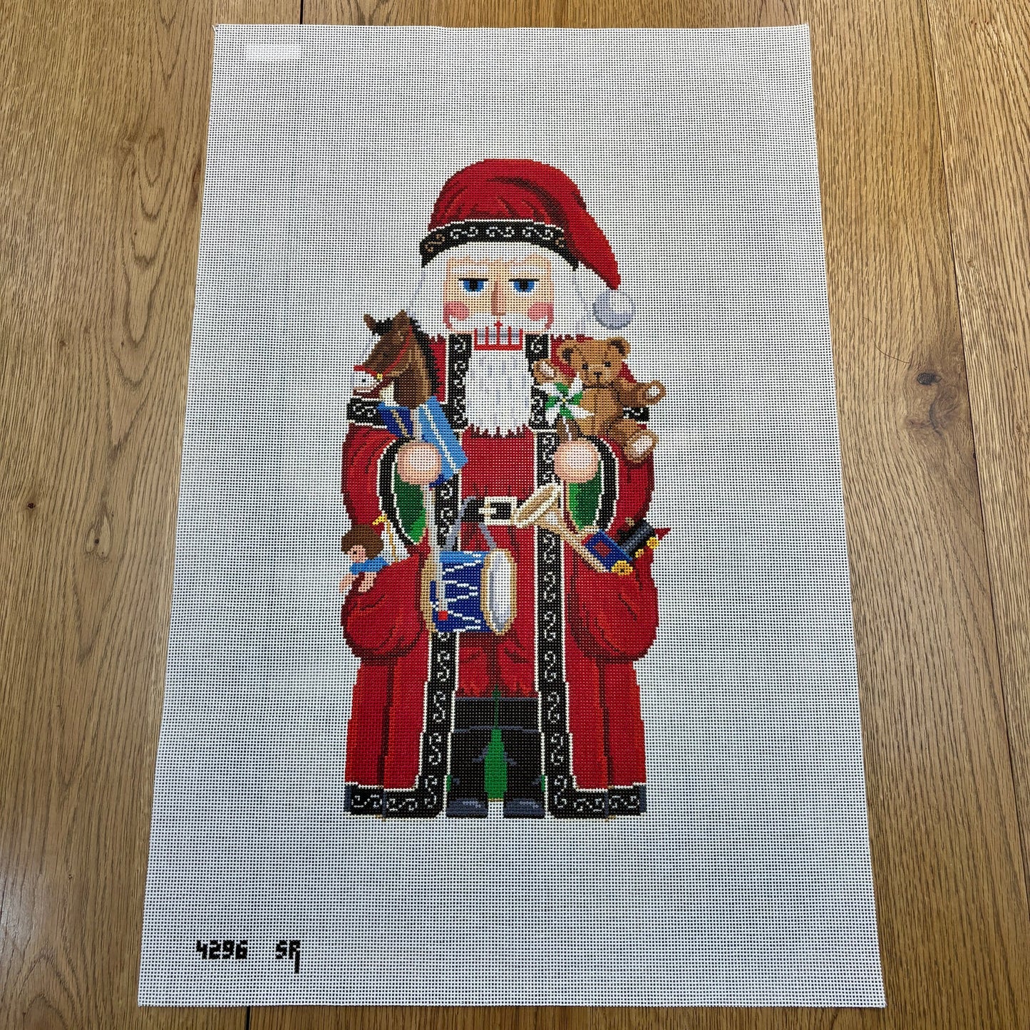 Santa and Pockets of Toys Nutcracker 18" Stand-Up SR4296