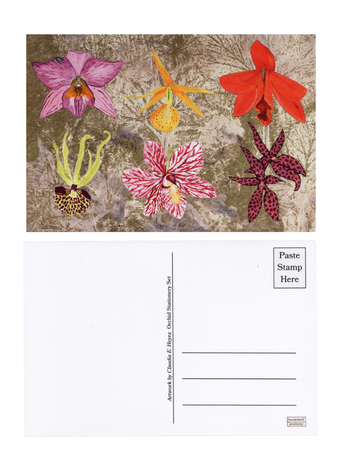 Orchid Stationery Card Set