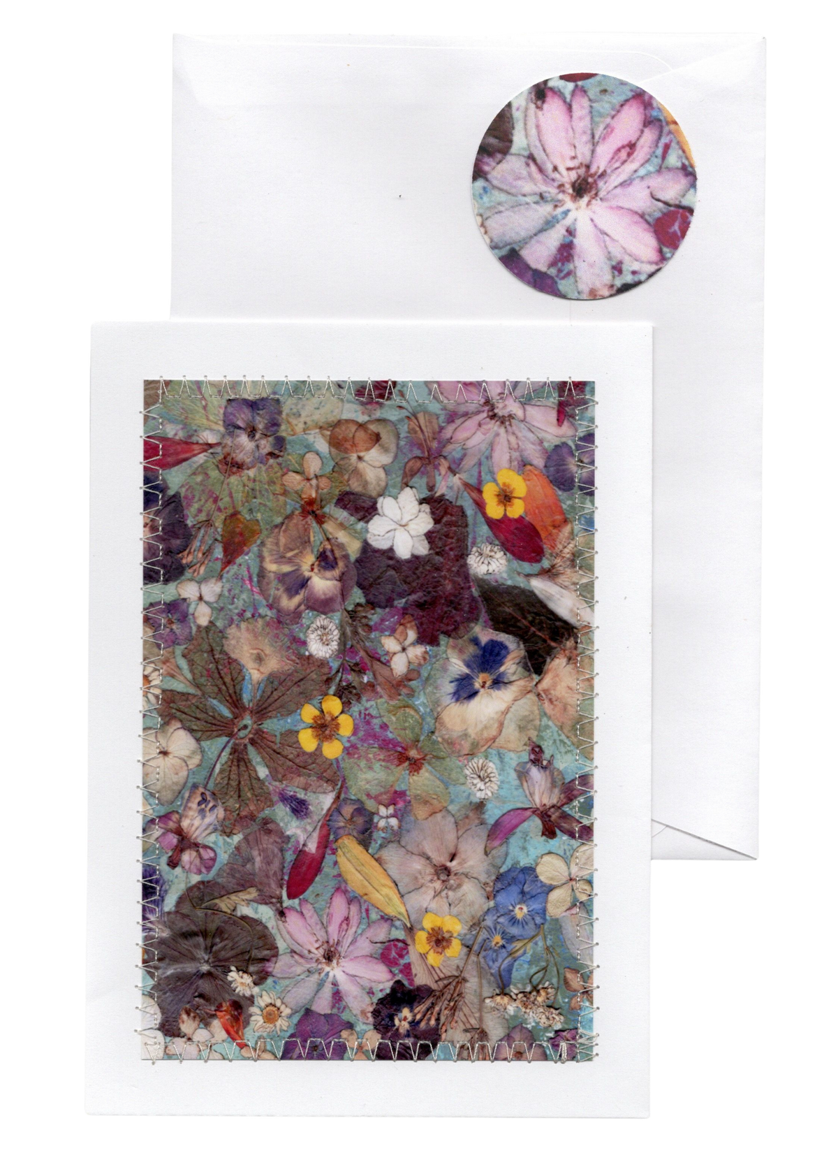 Dried Pressed Flower Stationery Set