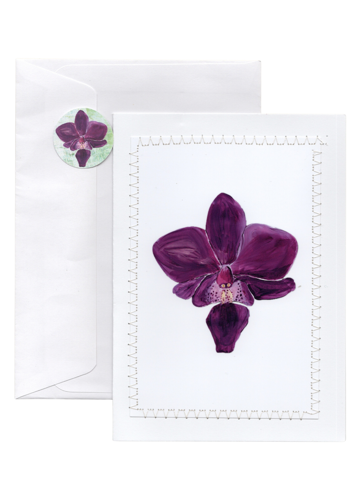 Orchid Stationery Card Set