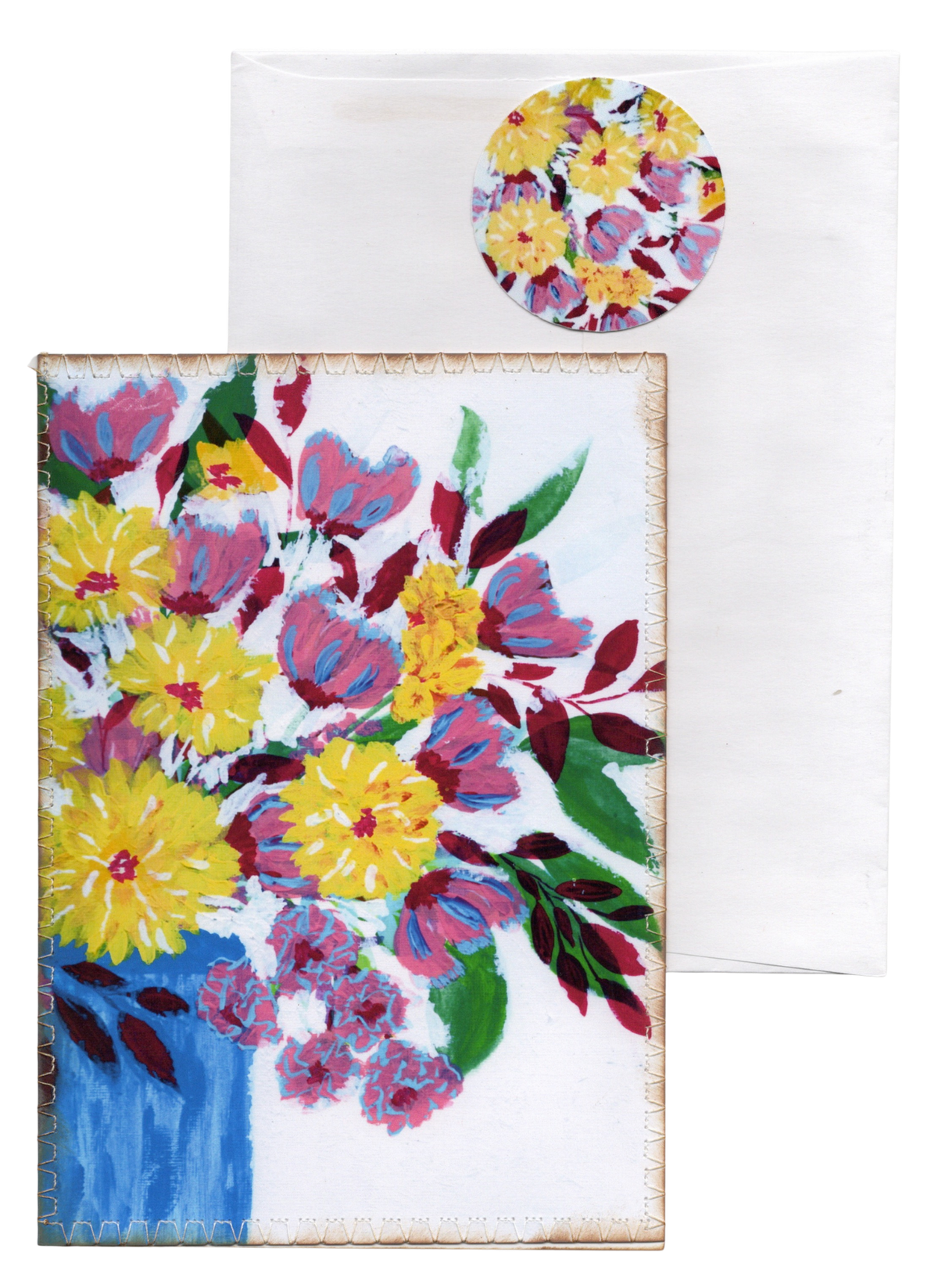 Floral Vase Stationery Set