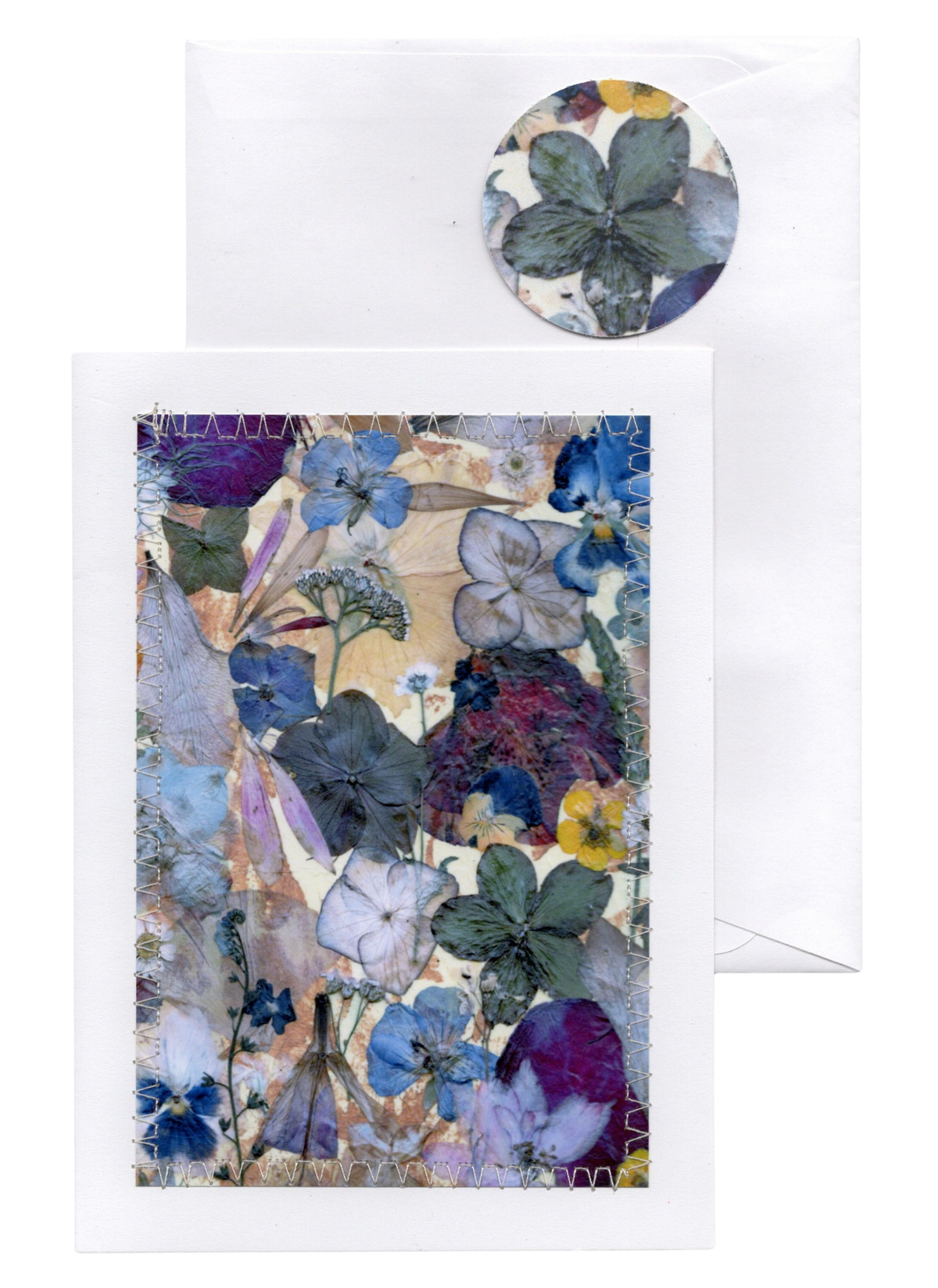 Dried Pressed Flower Stationery Set