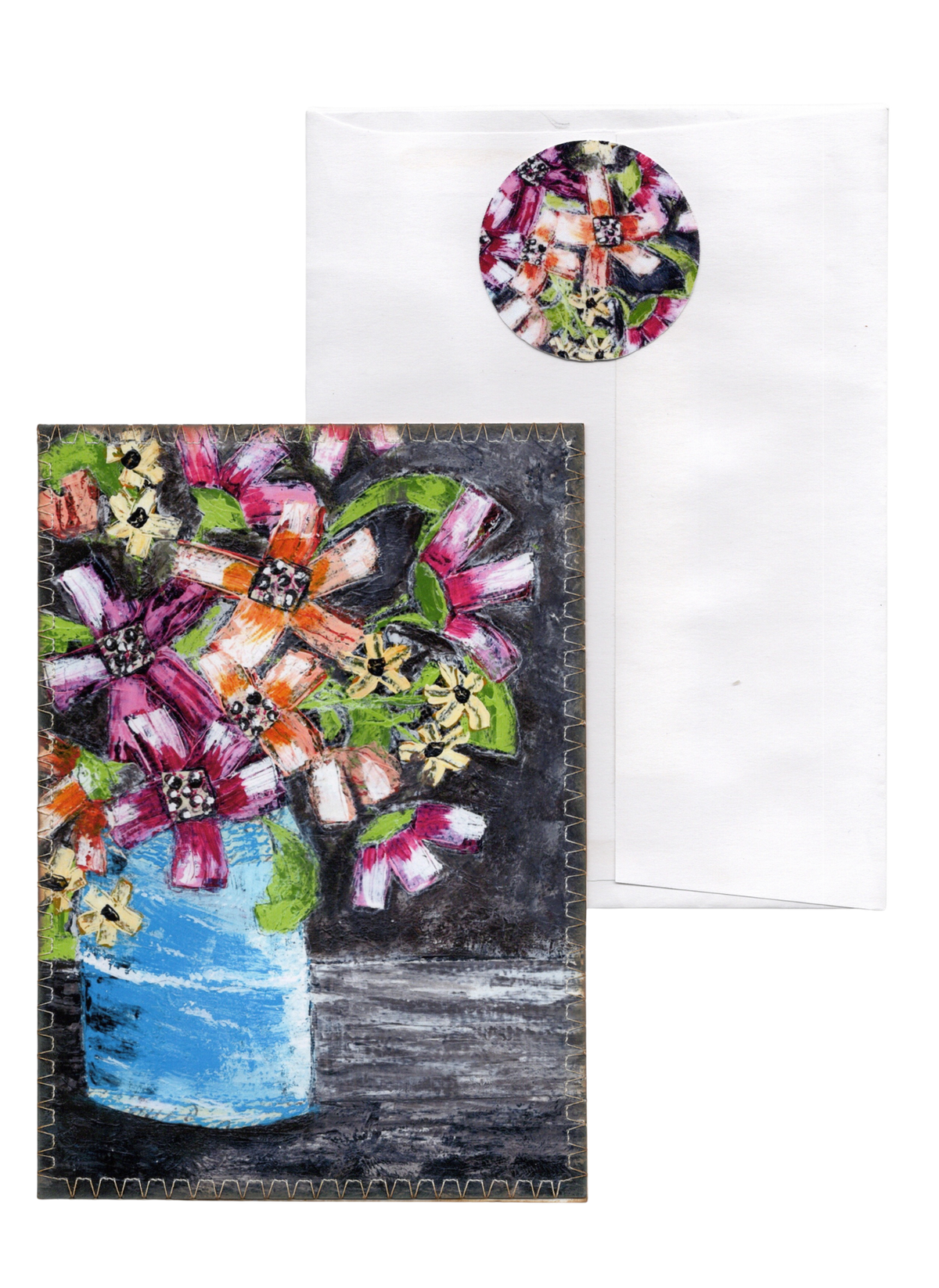 Floral Vase Stationery Set