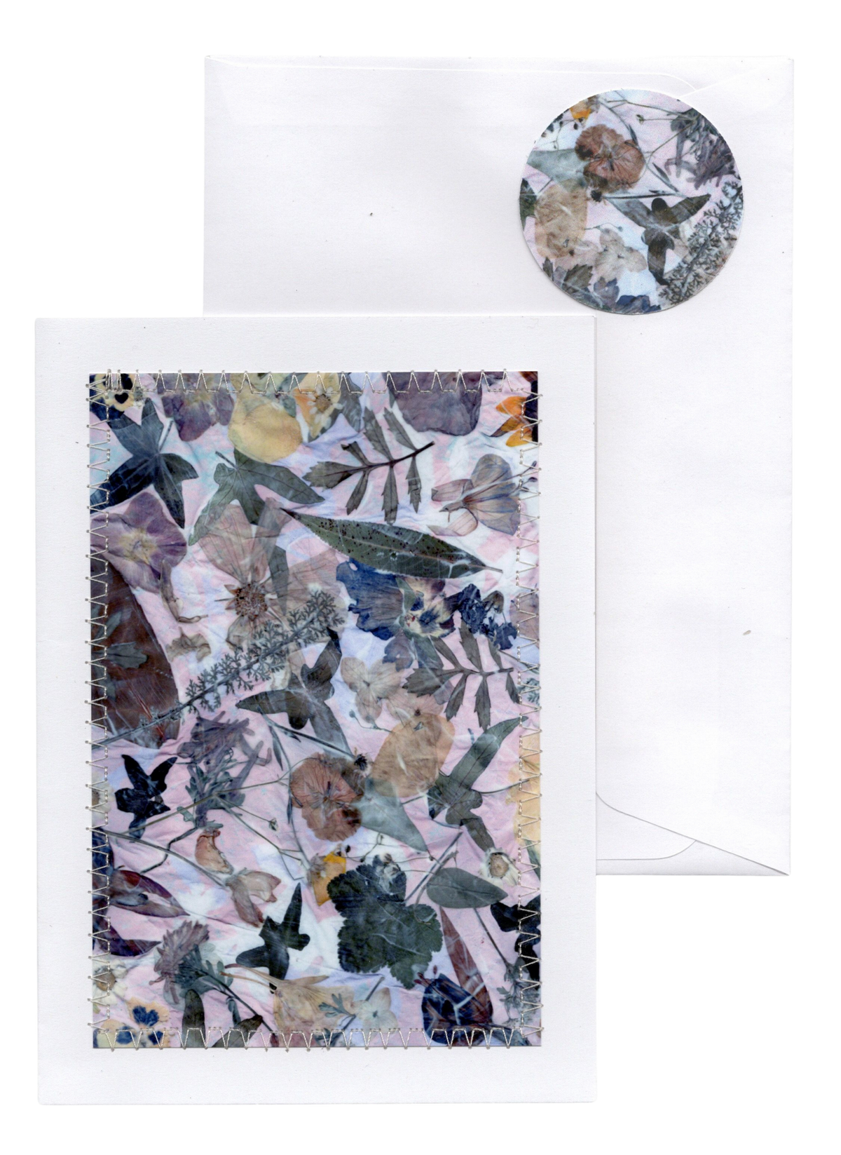 Dried Pressed Flower Stationery Set