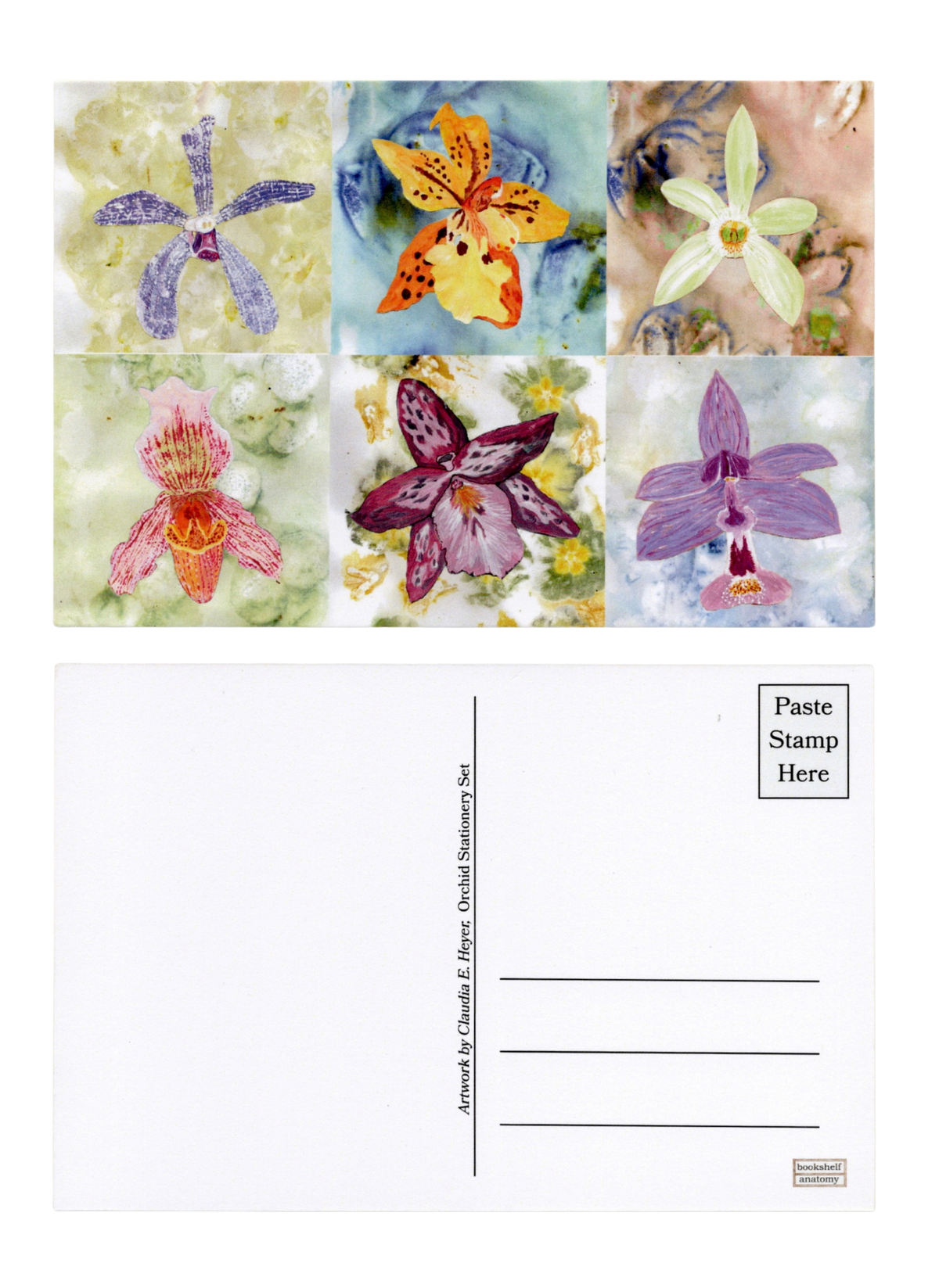 Orchid Stationery Card Set