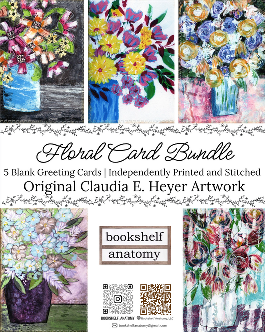 Blank Greeting Card Bundle, Floral Collection