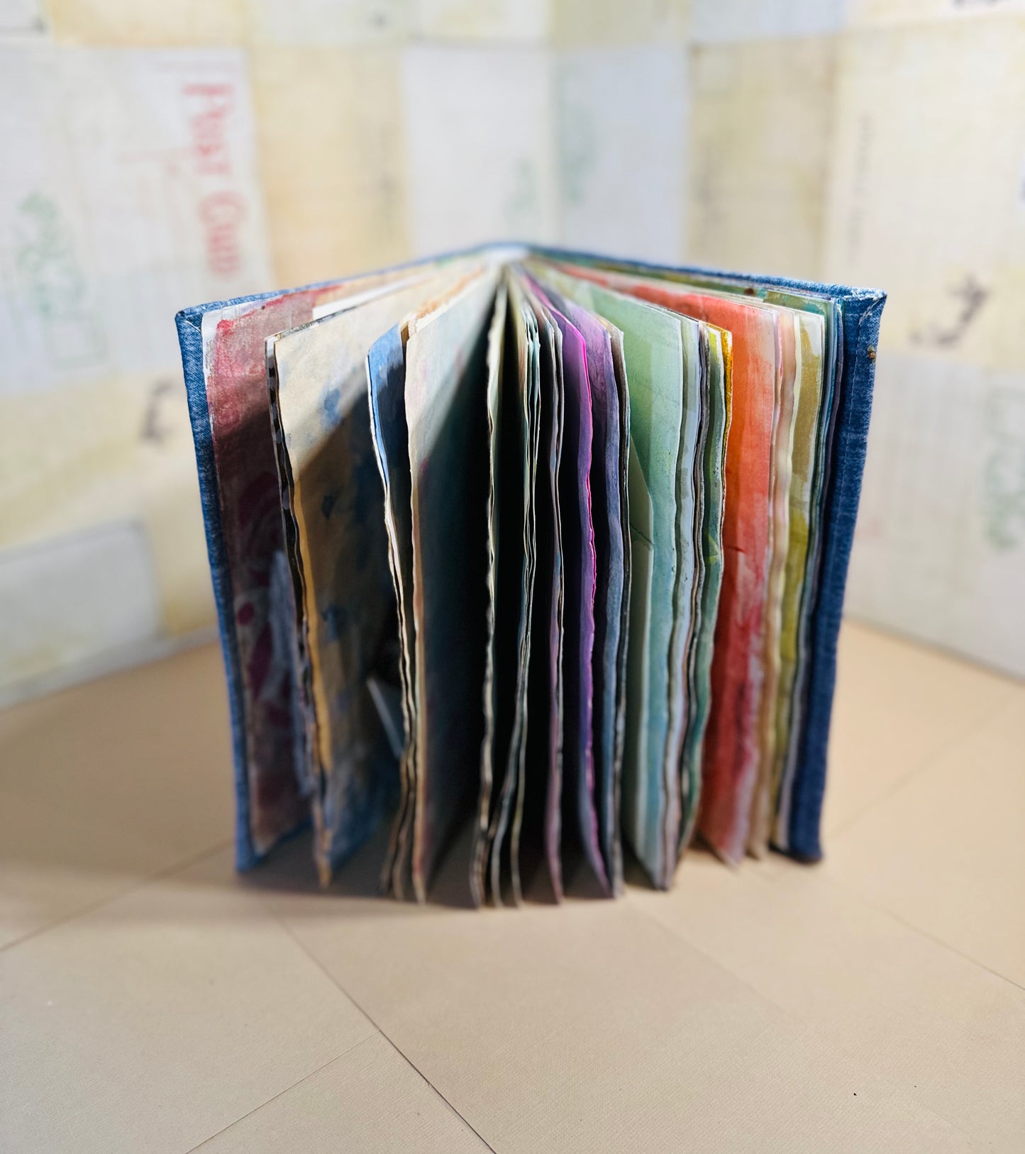 Gelli-Print Paper Junk Journal