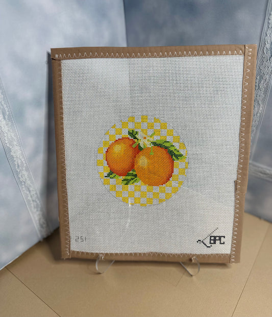 Orange Fruit 4" Round - Blueberry Point
