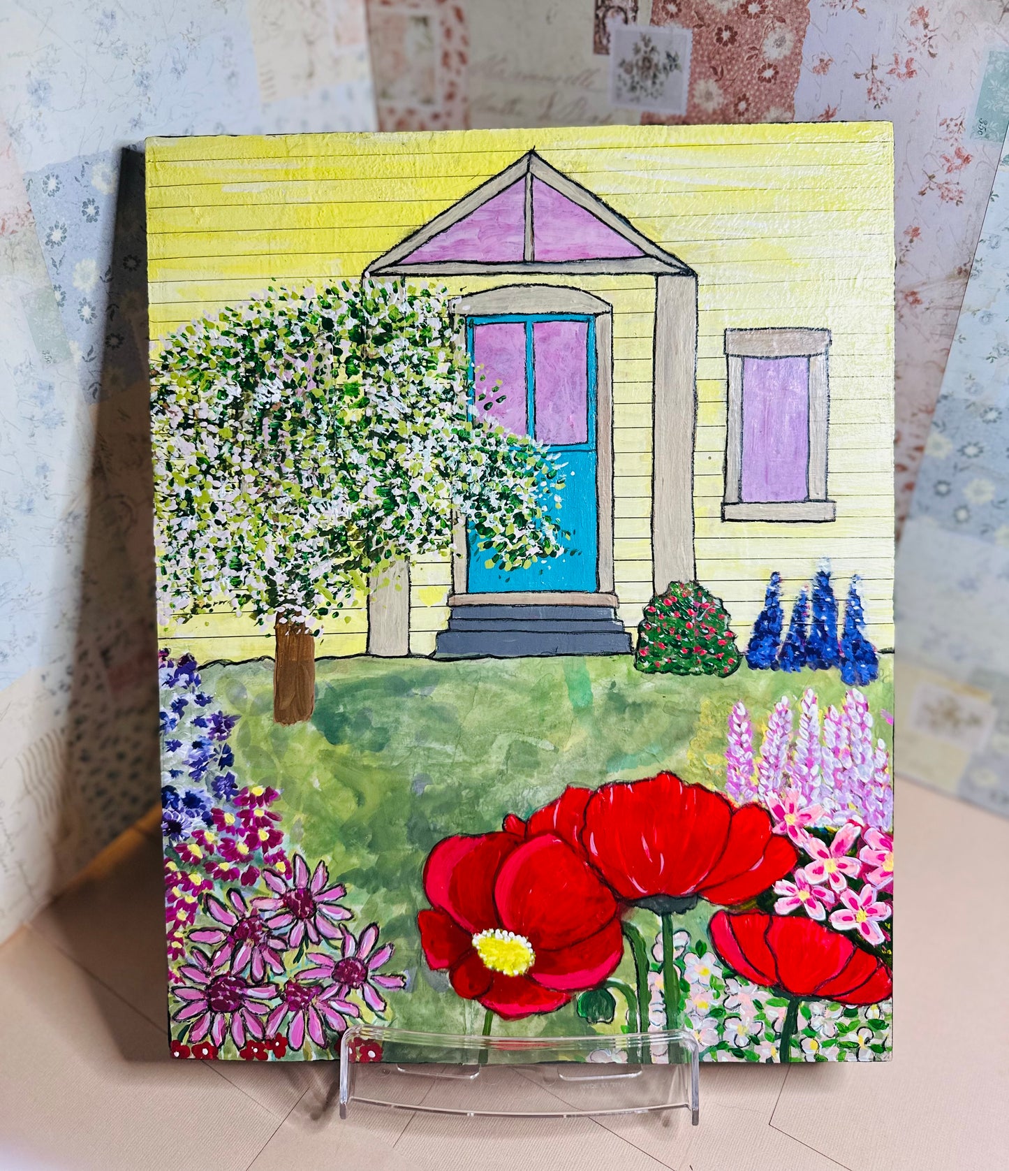 Claudia Heyer Mixed Media Art: Garden Door Collection
