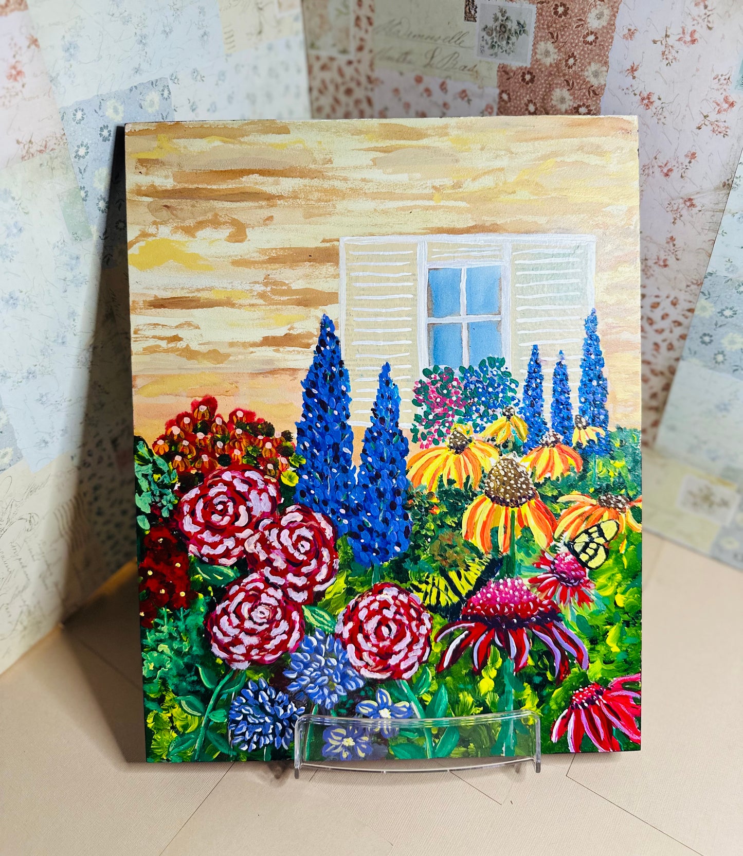 Claudia Heyer Mixed Media Art: Garden Door Collection