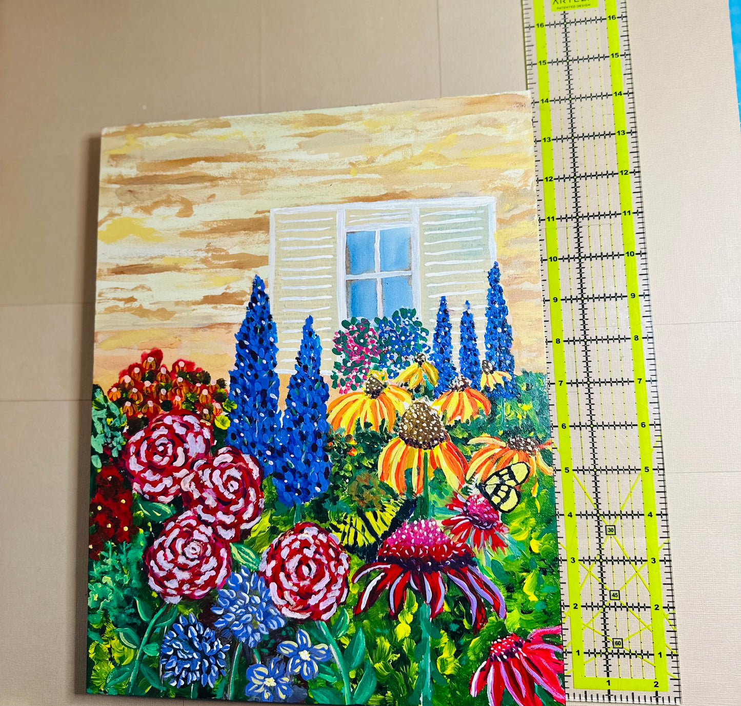 Claudia Heyer Mixed Media Art: Garden Door Collection