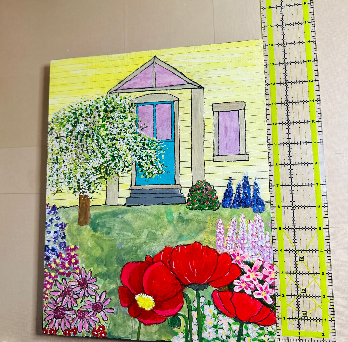 Claudia Heyer Mixed Media Art: Garden Door Collection