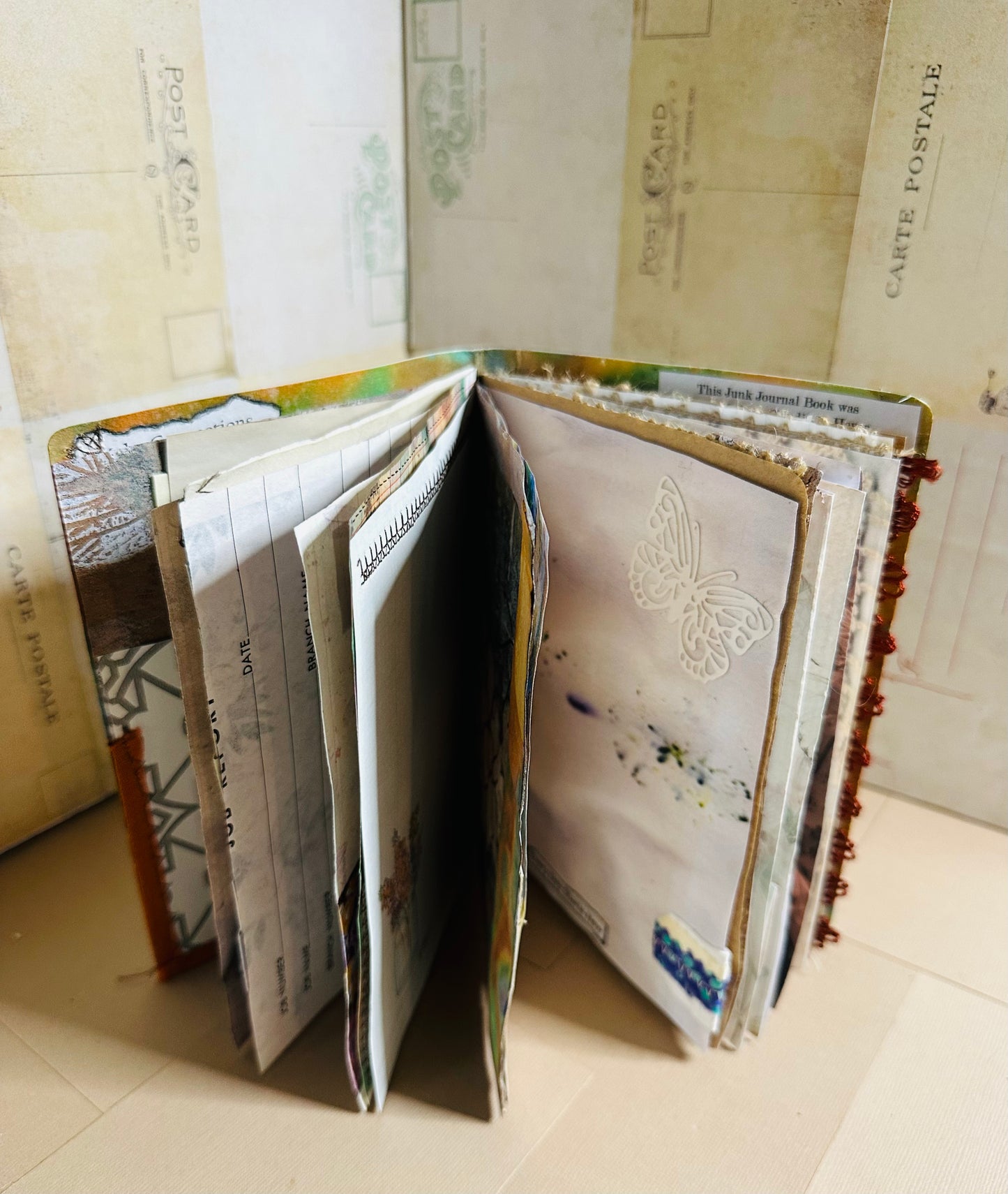 Travel Junk Journal with Book Sleeve