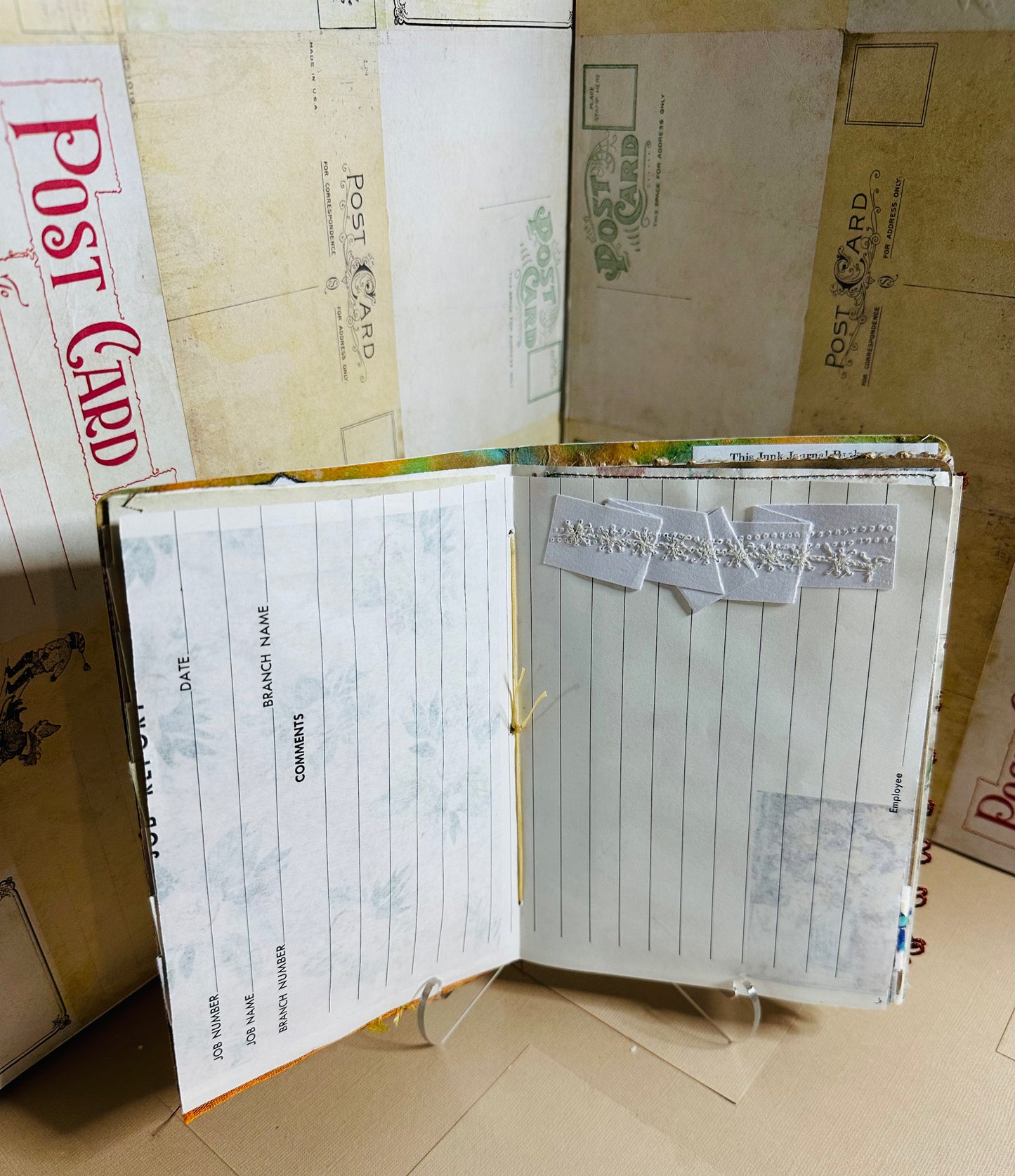 Travel Junk Journal with Book Sleeve