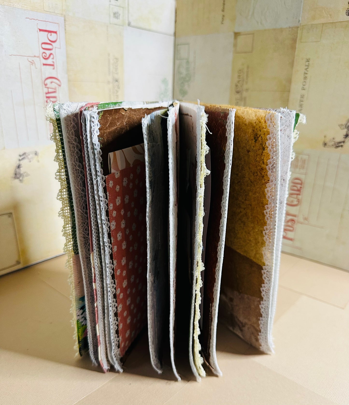 Lace Detailed Junk Journal