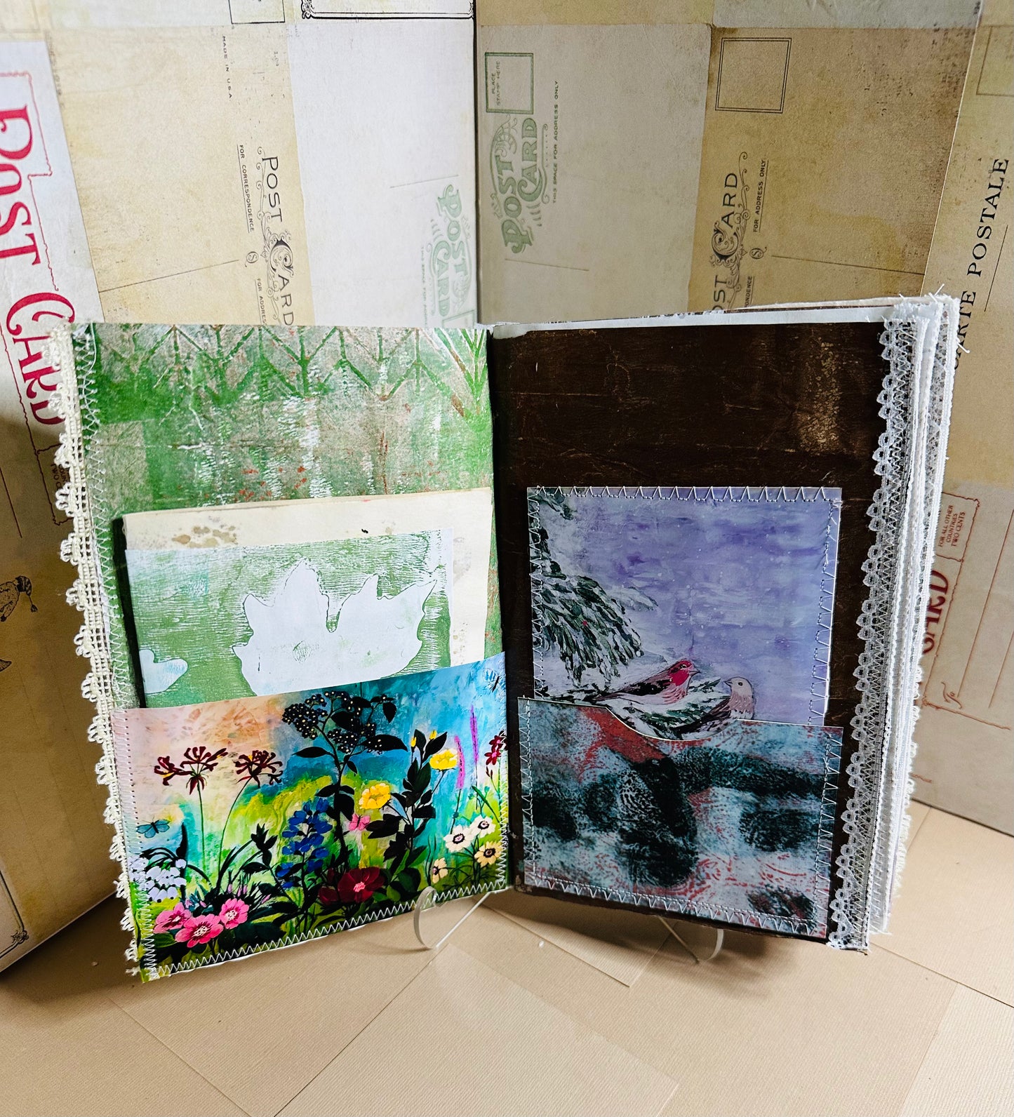 Lace Detailed Junk Journal