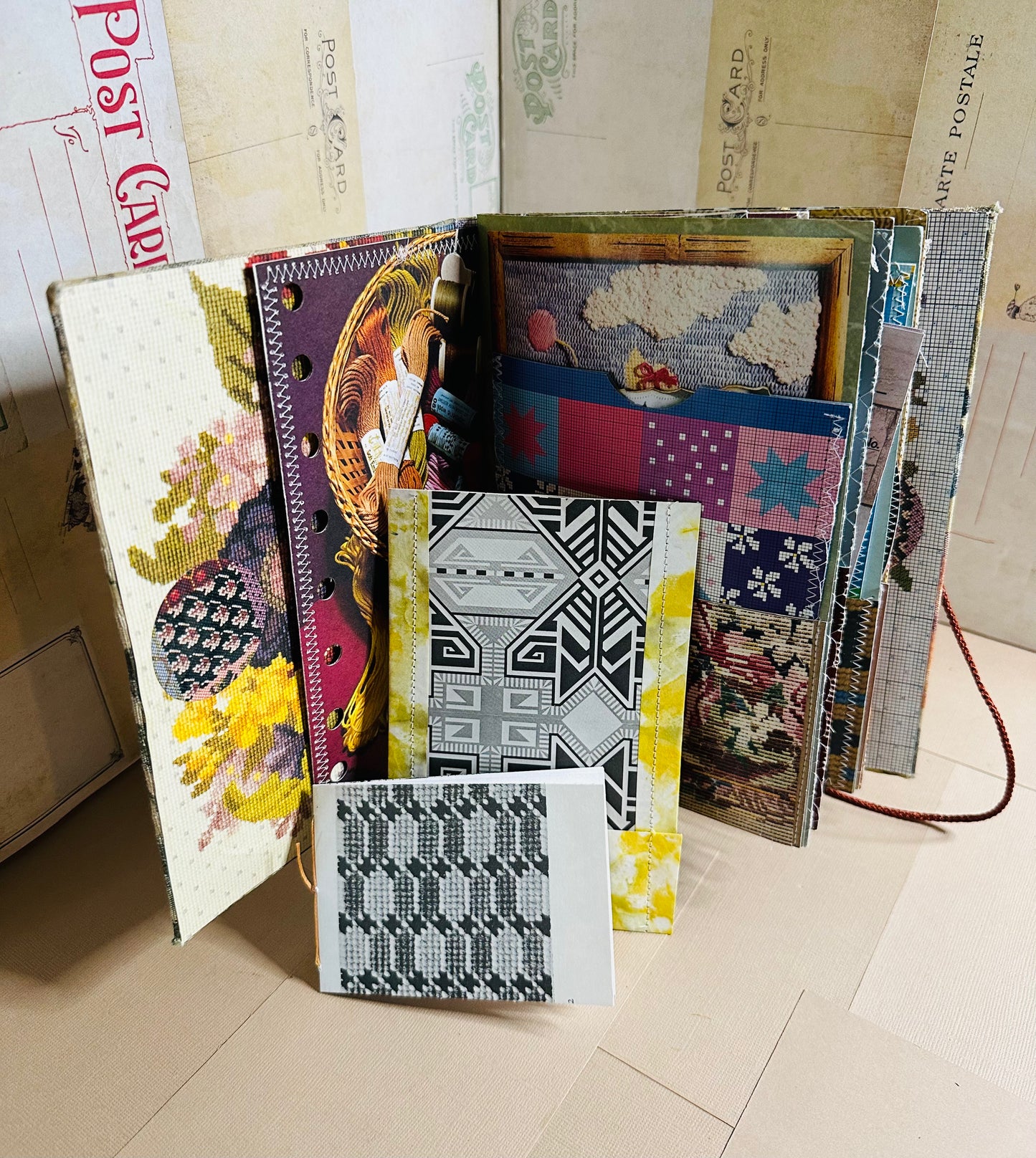 NeedlePoint Up-Cycled Journal