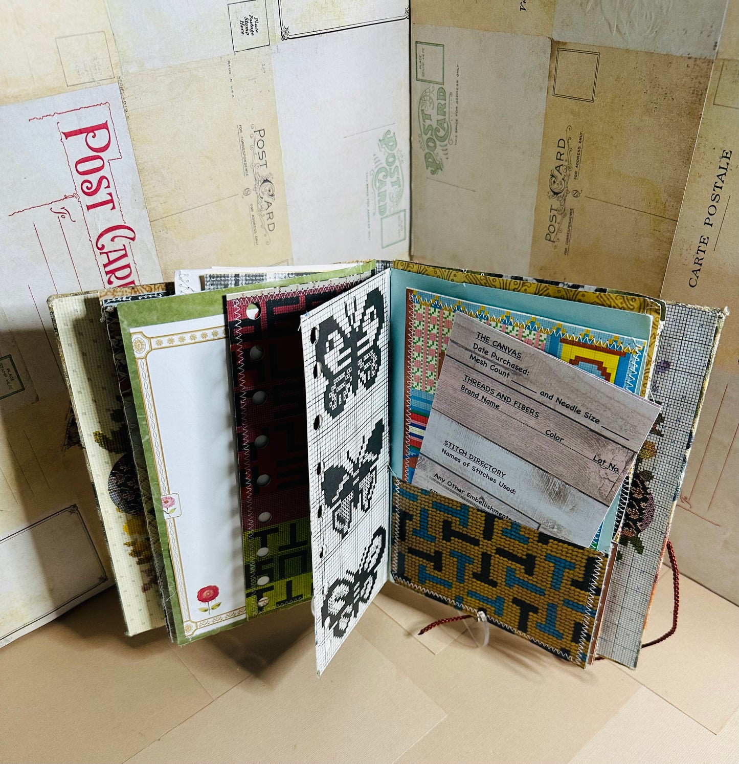 NeedlePoint Up-Cycled Journal