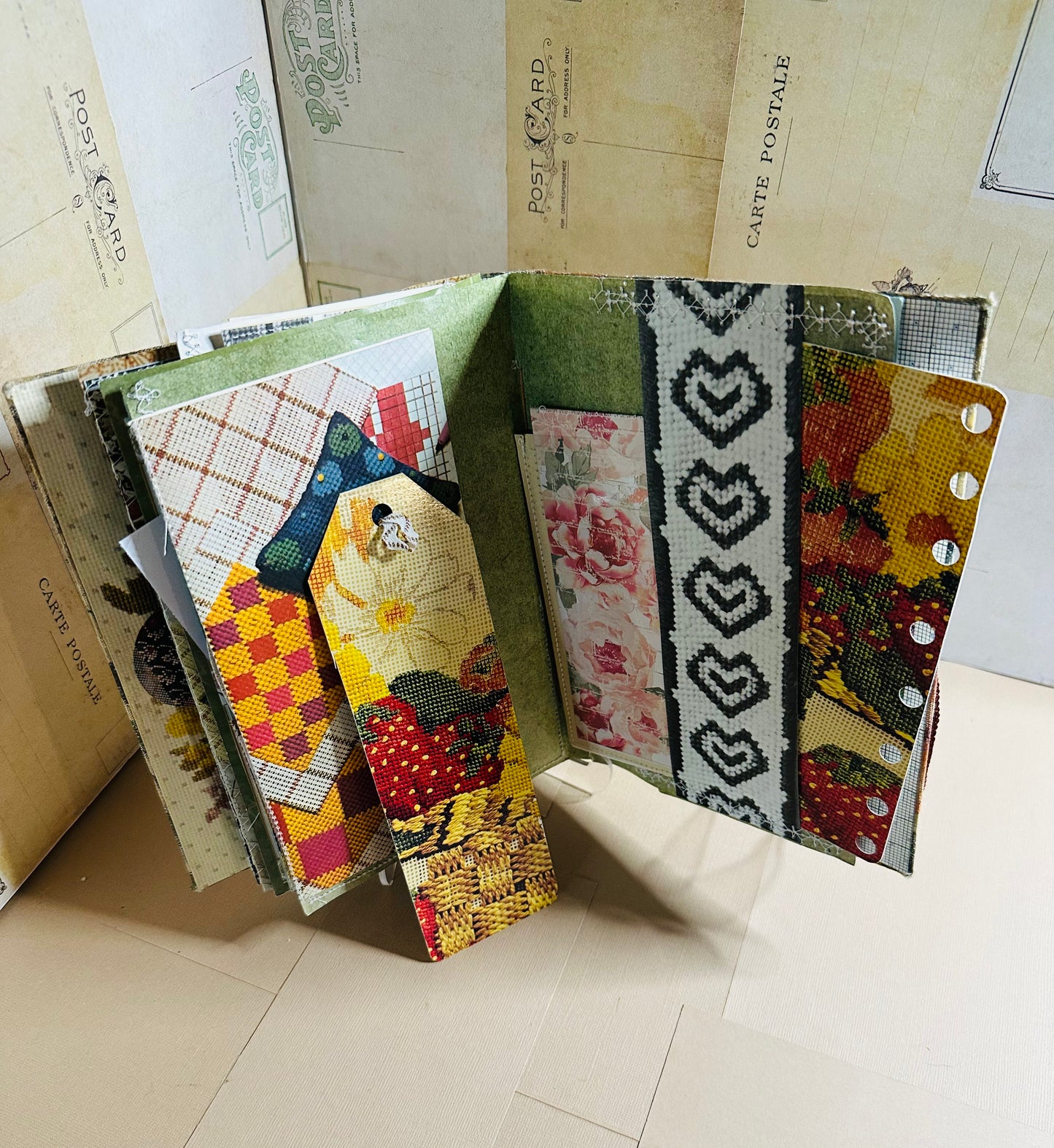 NeedlePoint Up-Cycled Journal