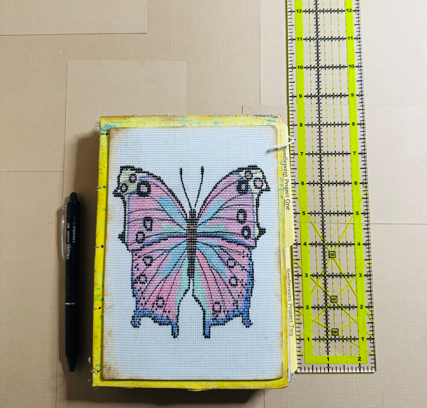 NeedlePoint Up-Cycled Journal