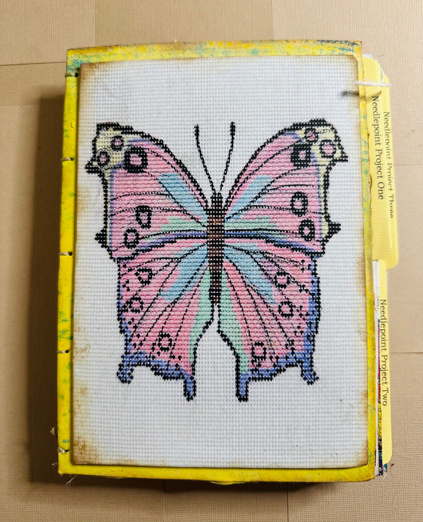 NeedlePoint Up-Cycled Journal