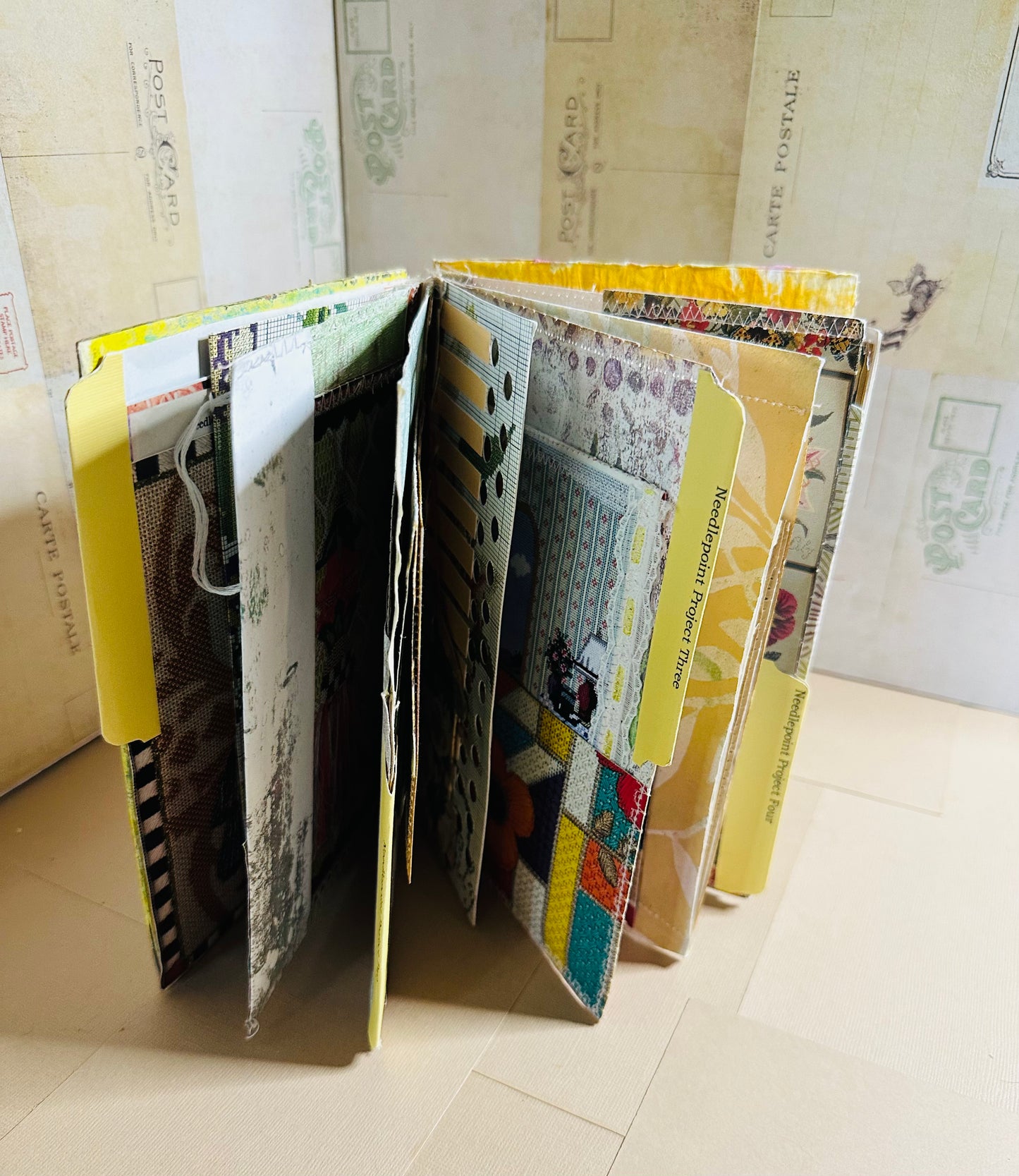 NeedlePoint Up-Cycled Journal
