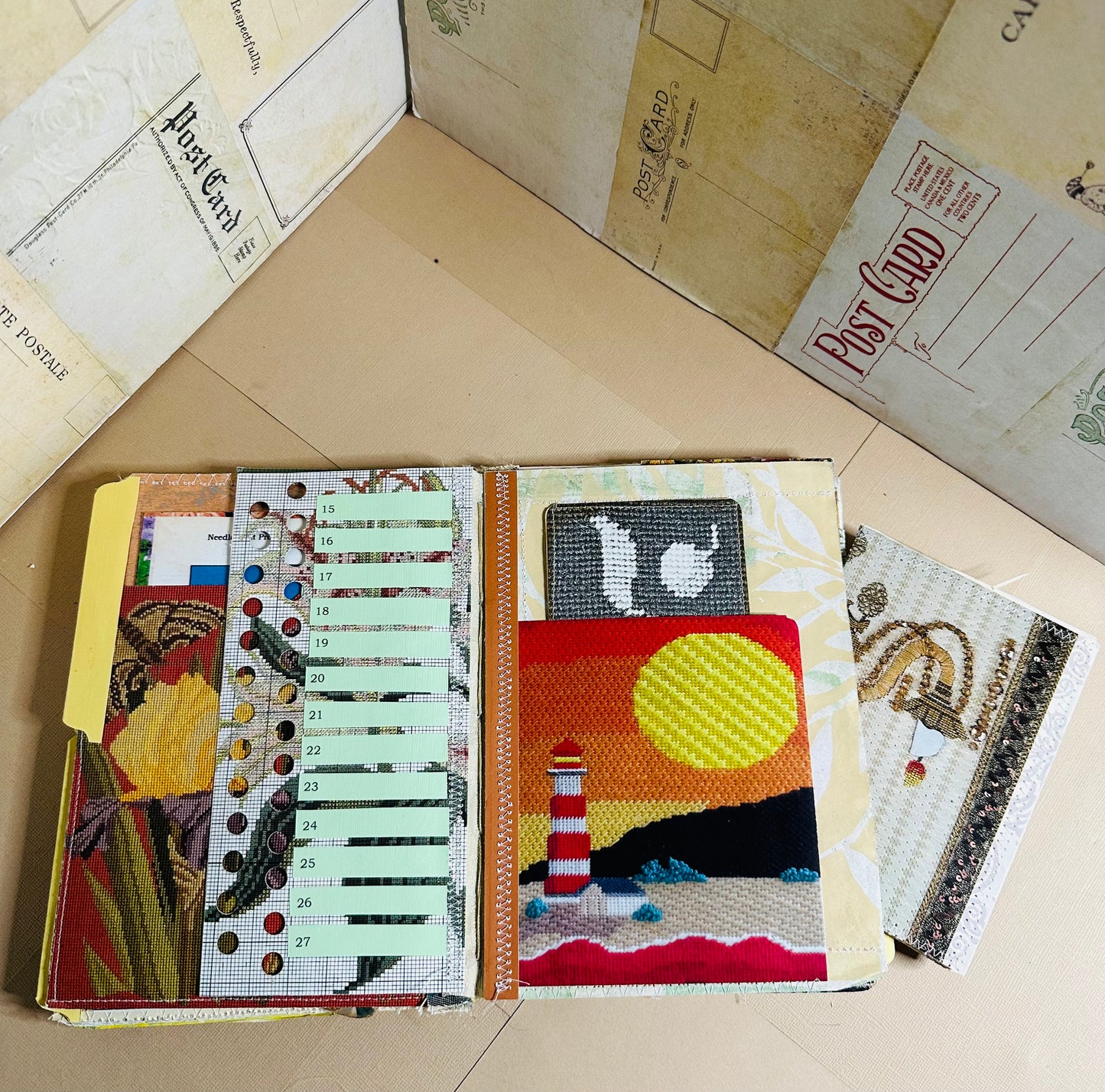 NeedlePoint Up-Cycled Journal