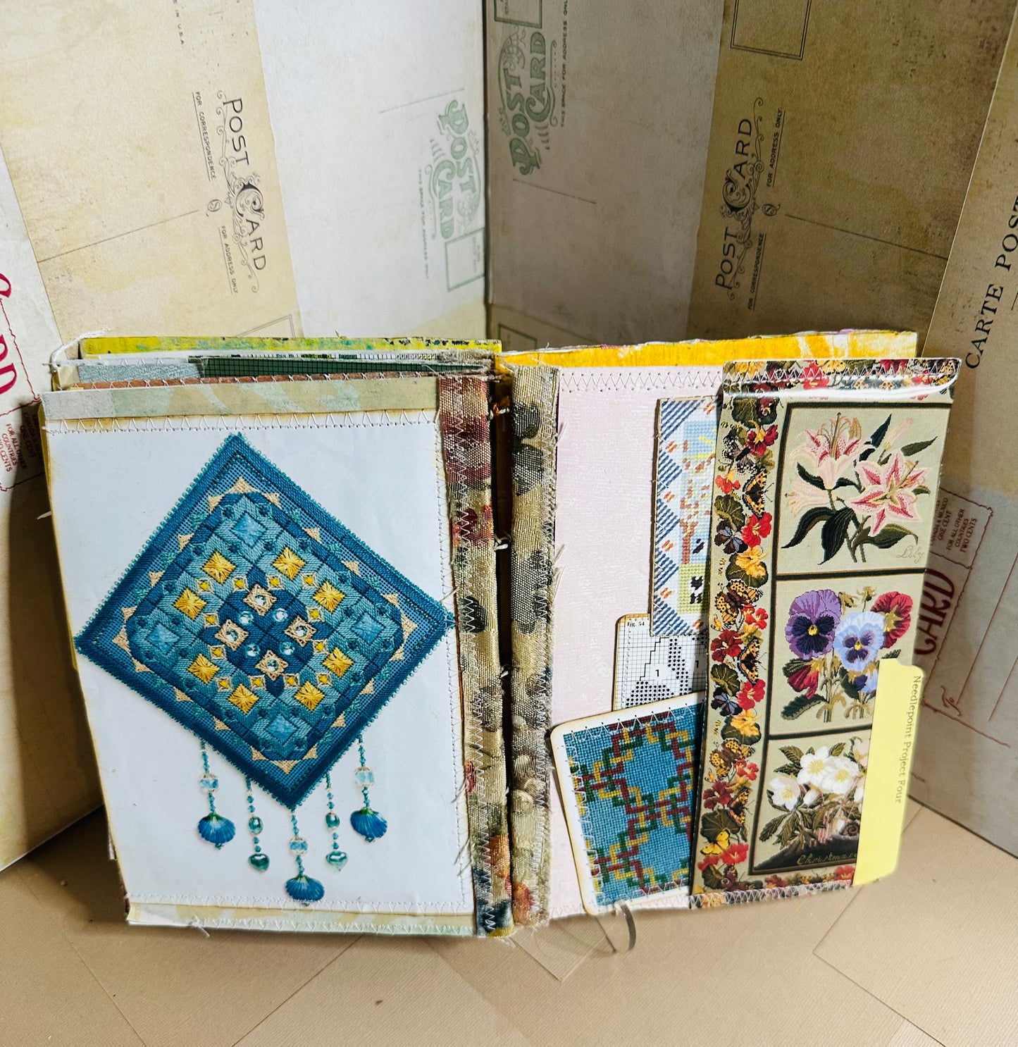 NeedlePoint Up-Cycled Journal