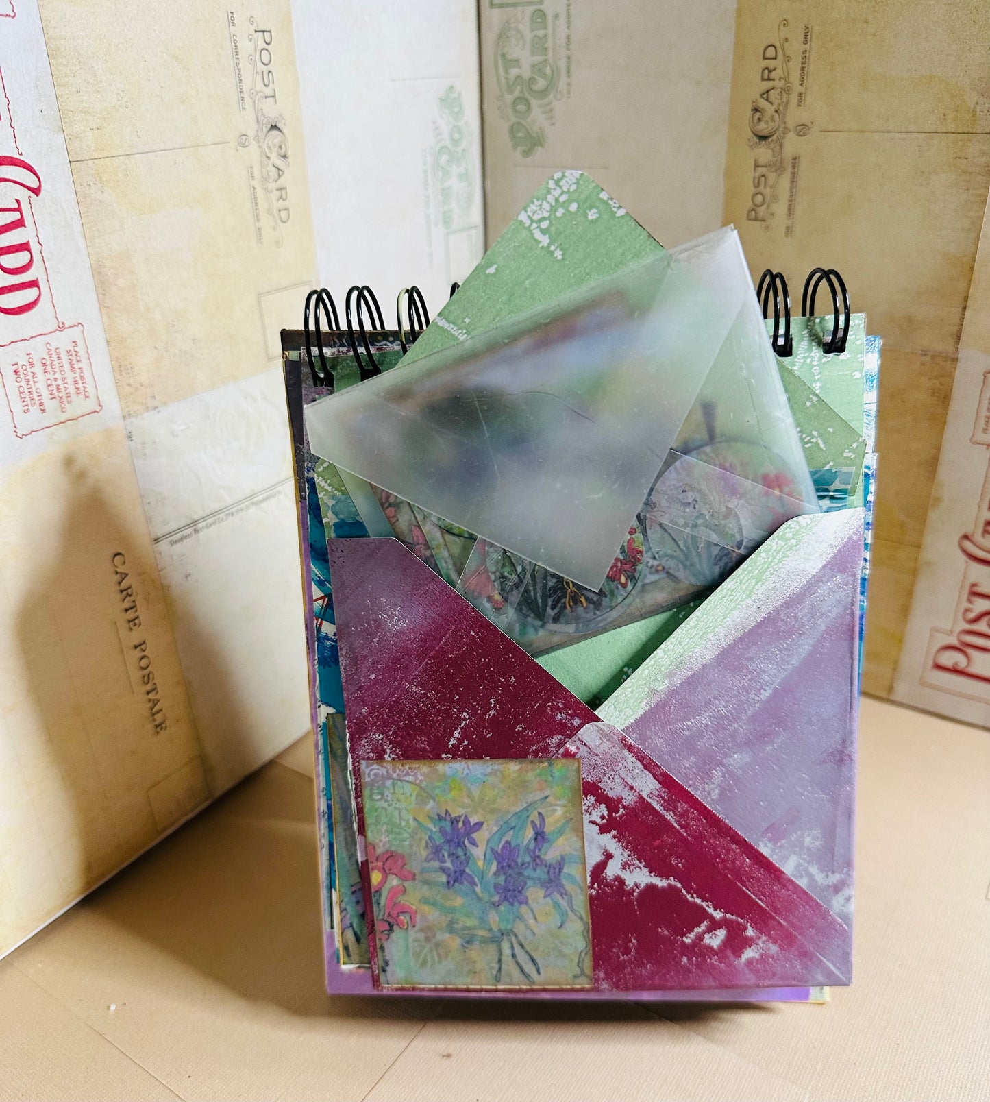 Up-Cycled Art Sticker Book