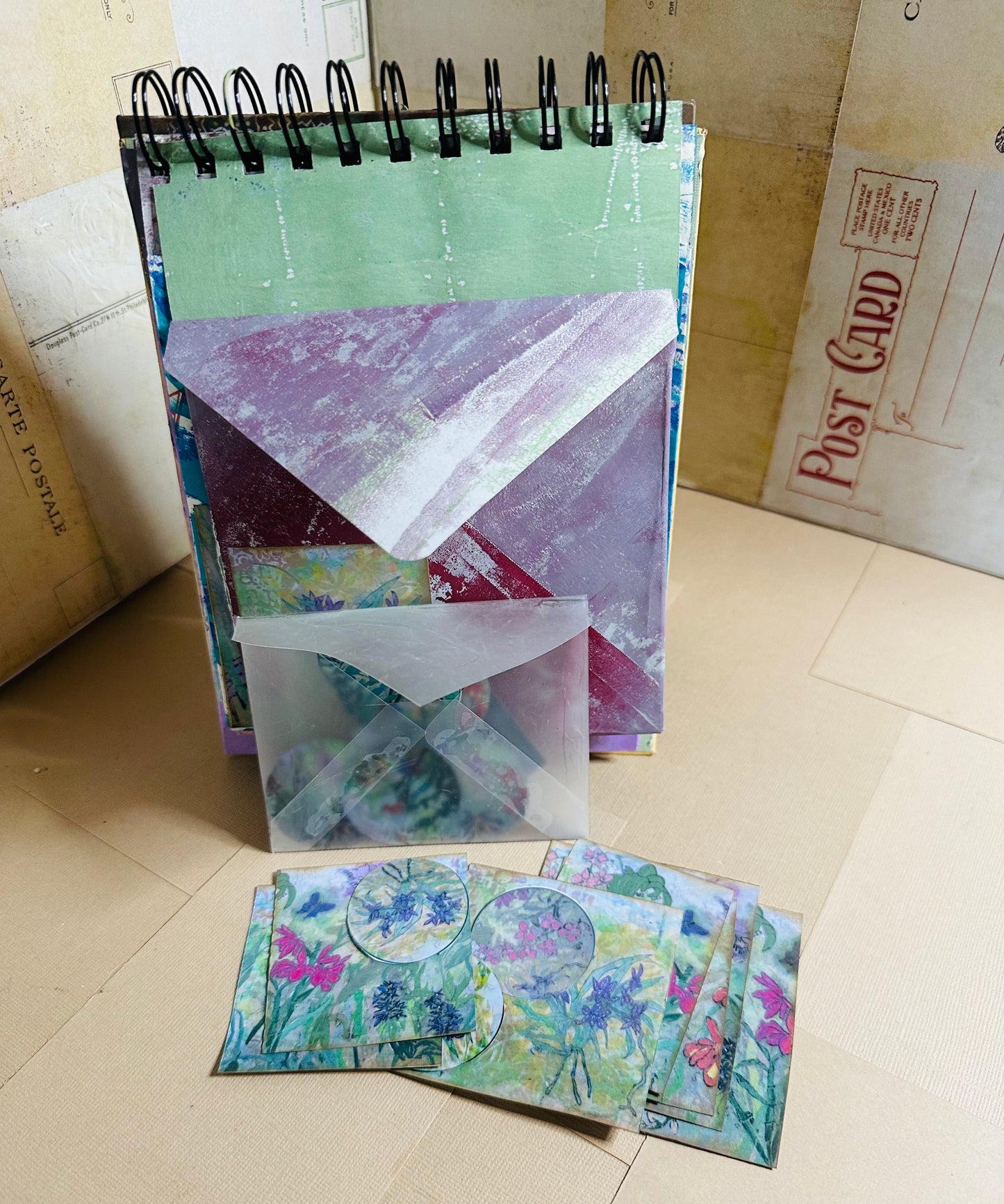 Up-Cycled Art Sticker Book