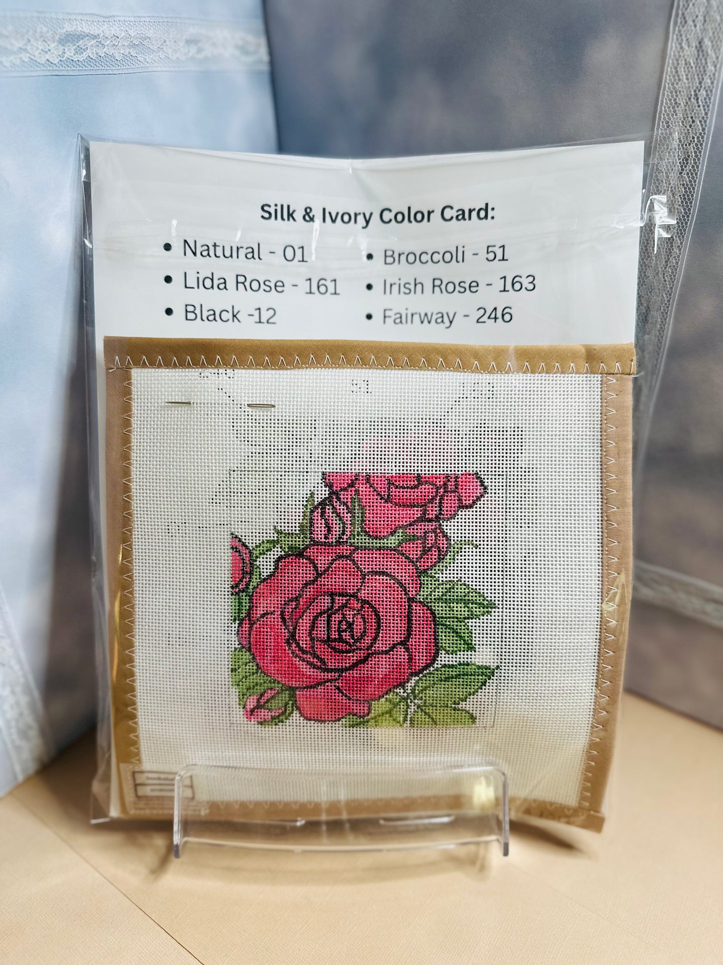 Bookshelf Anatomy Designs Needlepoint Kits