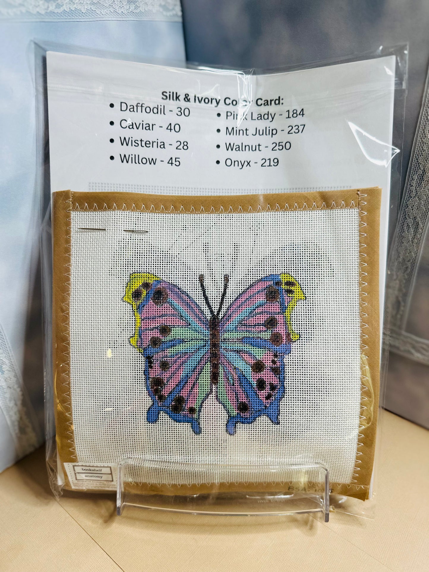 Bookshelf Anatomy Designs Needlepoint Kits