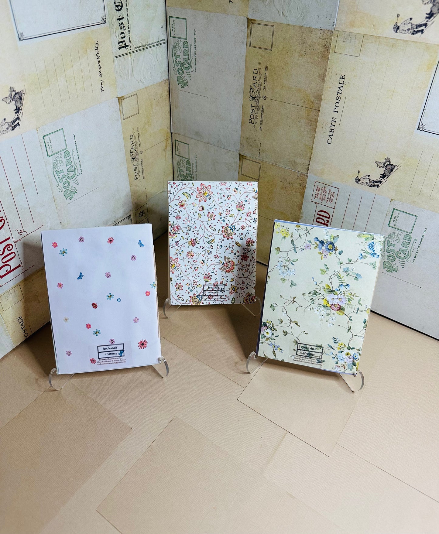 Dried Flower Specimen Booklet/Mini Journal Trio Set