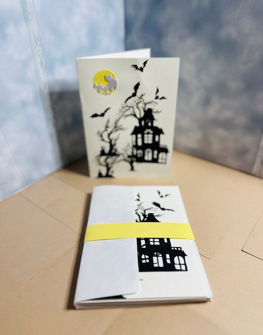 Blank Greeting Card Bundle, Haunted House