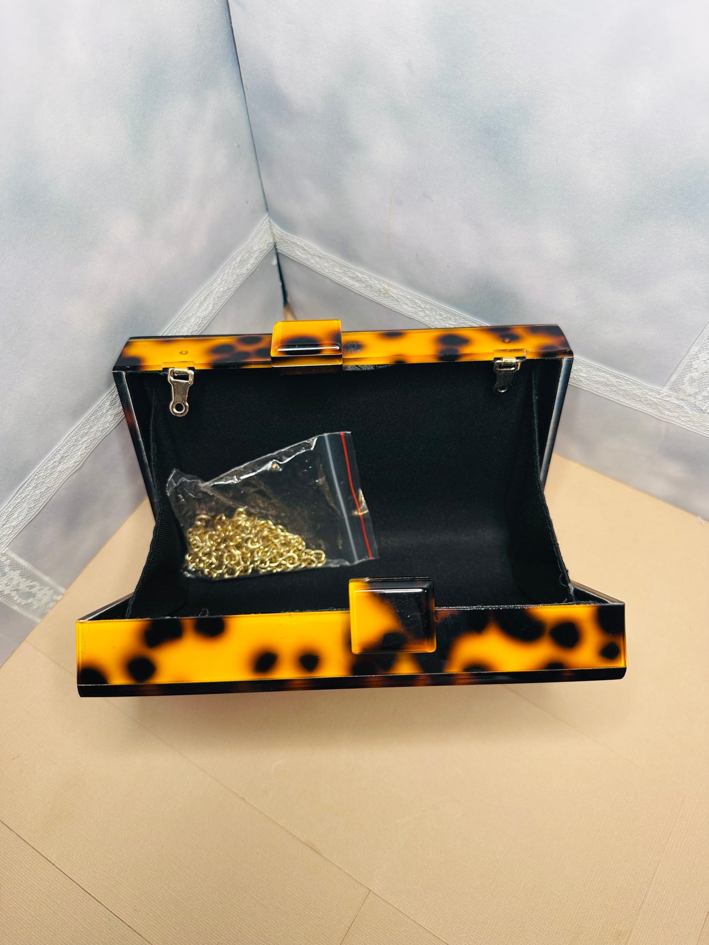 Self Finishing Acrylic Box Clutch