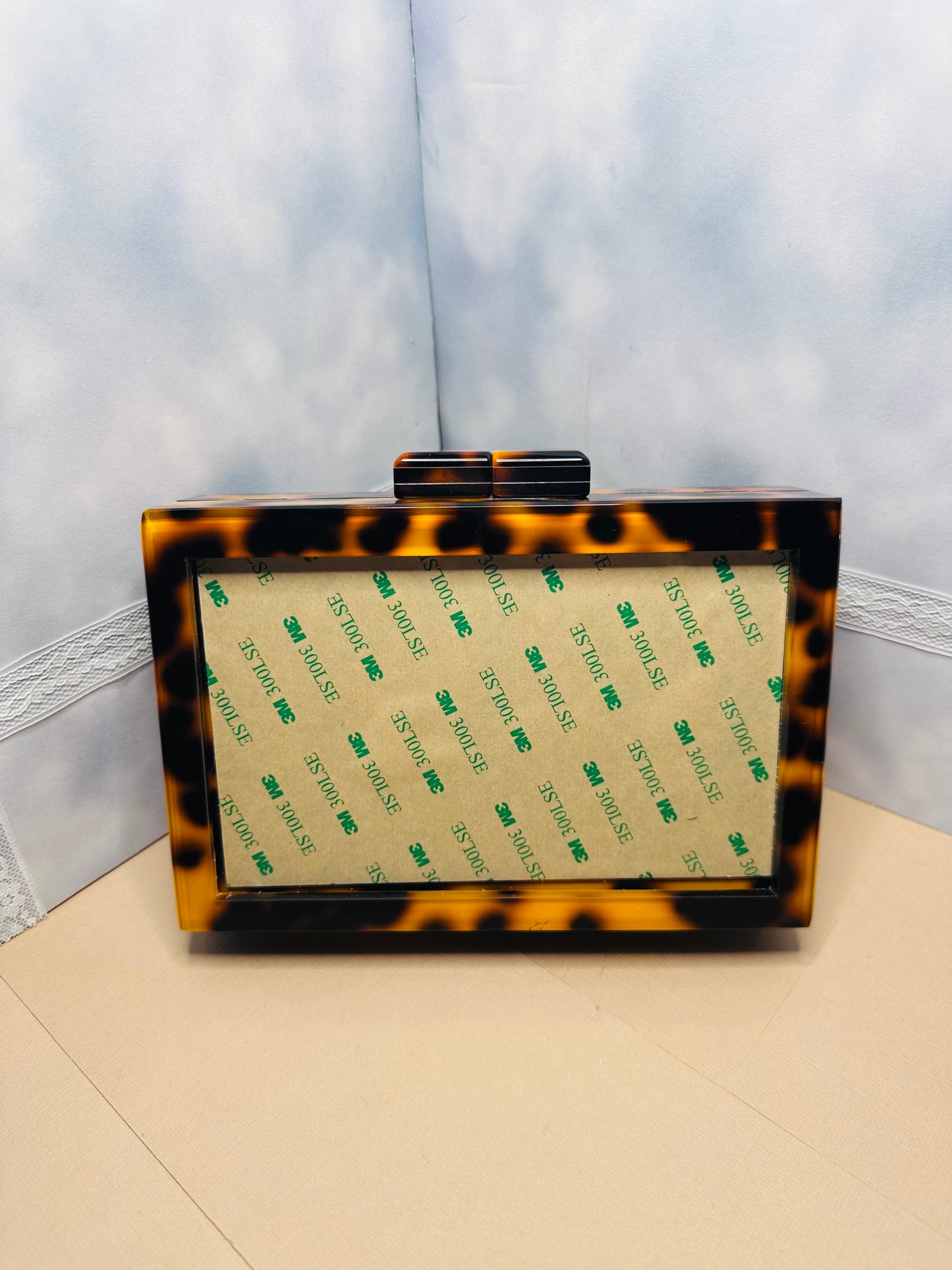 Self Finishing Acrylic Box Clutch
