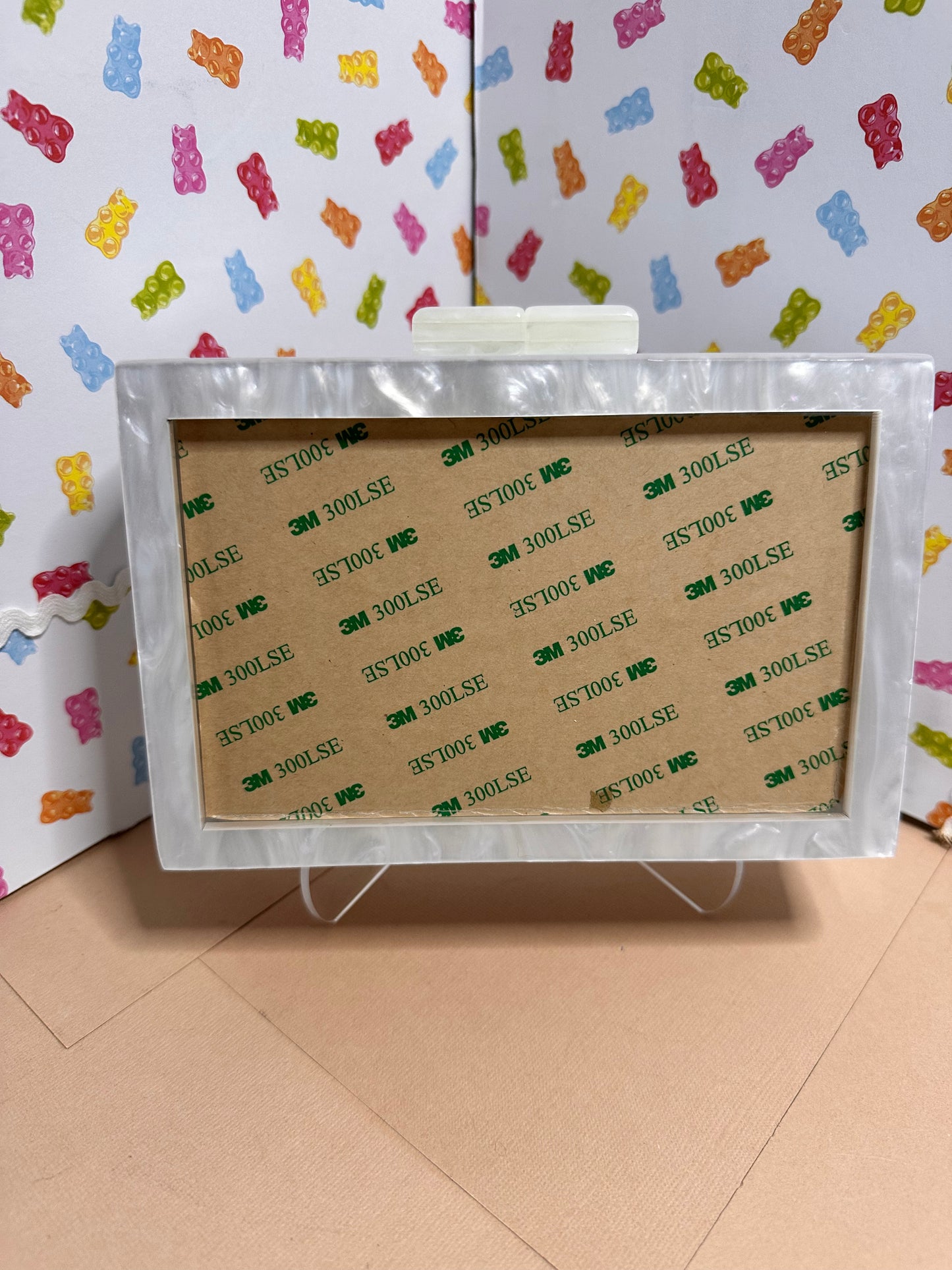 Self Finishing Acrylic Box Clutch