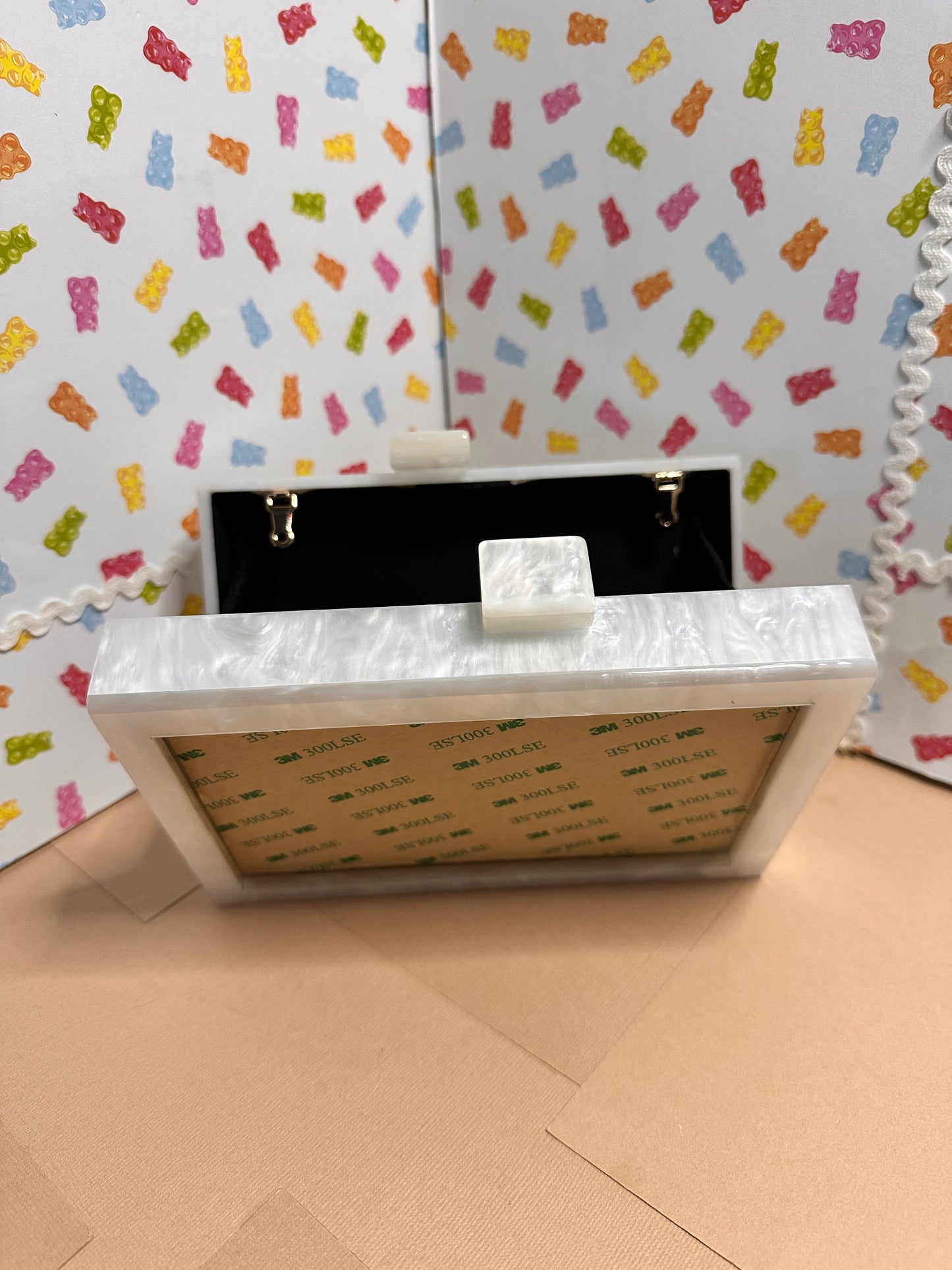 Self Finishing Acrylic Box Clutch
