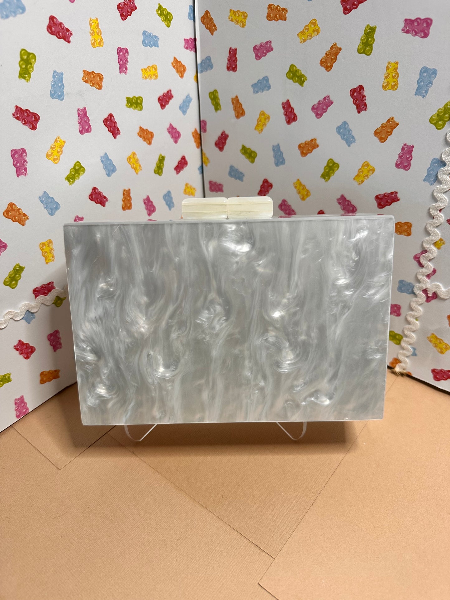 Self Finishing Acrylic Box Clutch
