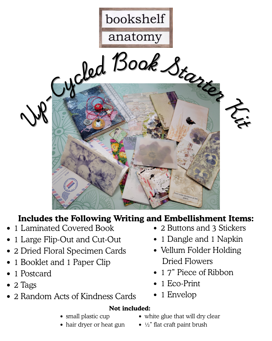 Up-Cycled Book Starter Kit